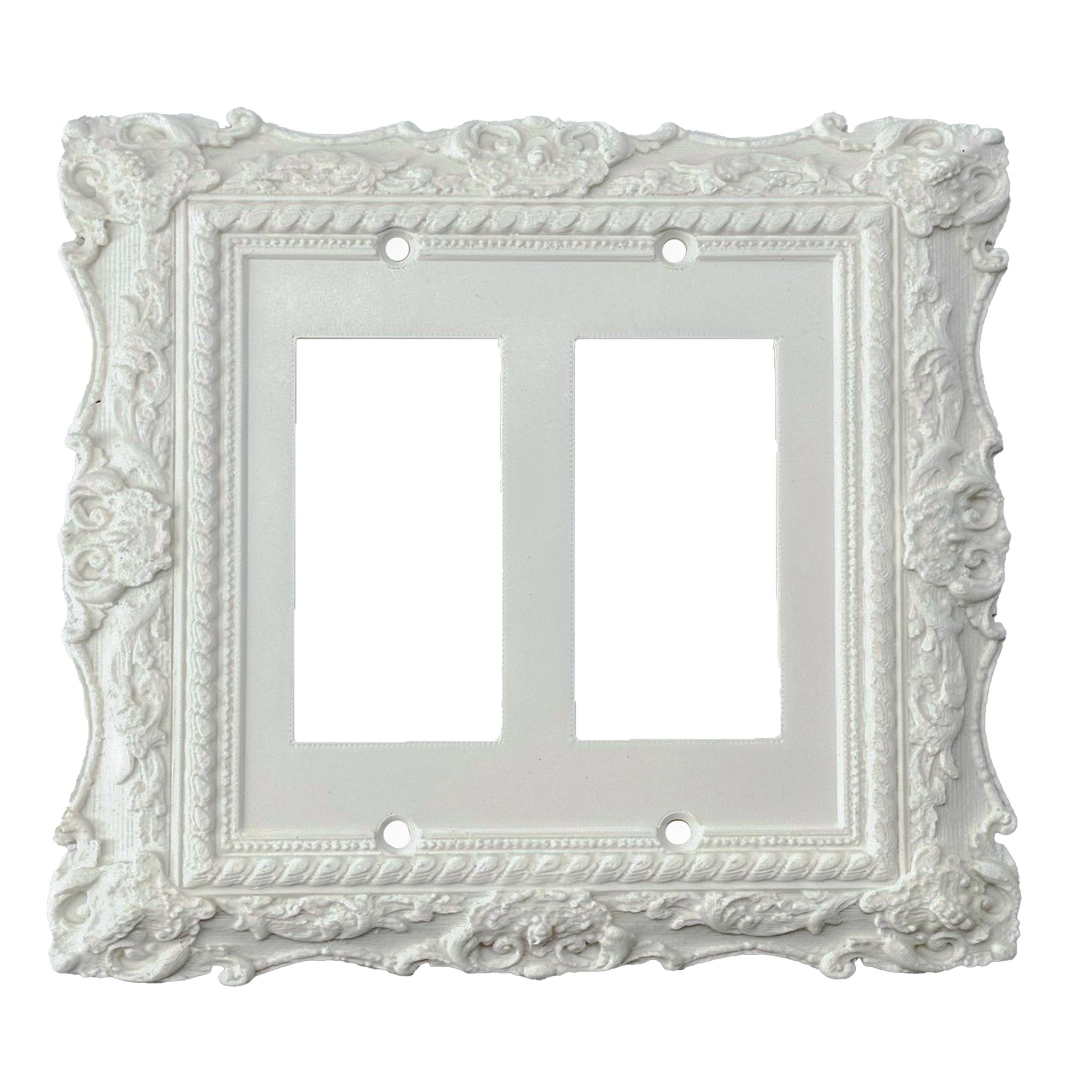 Obsidian | Victorian Wall Plate Cover Set – Black Light Switch & Outlet Covers for Toggle, Rocker, Duplex – Dark Gothic Style