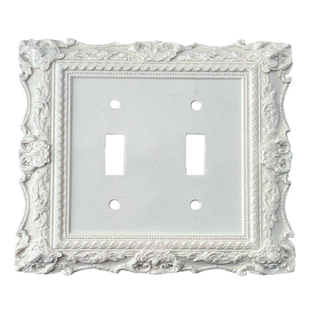 Versailles Victorian White Light Switch Cover