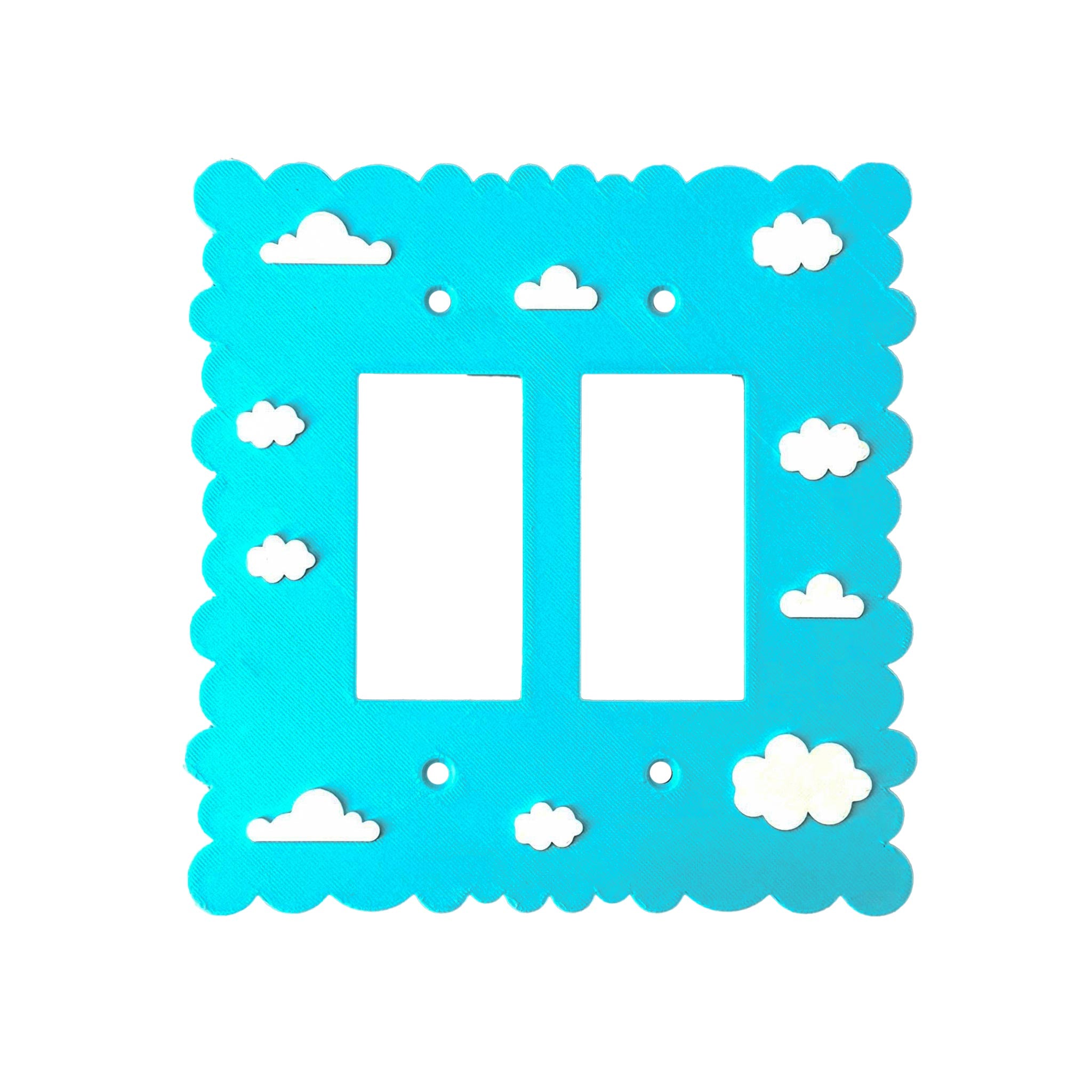 Dreamy Cloud Light Switch Cover - Soft Pastel Wall Plate for Kids’ Room & Aesthetic Home Decor | Easy Install
