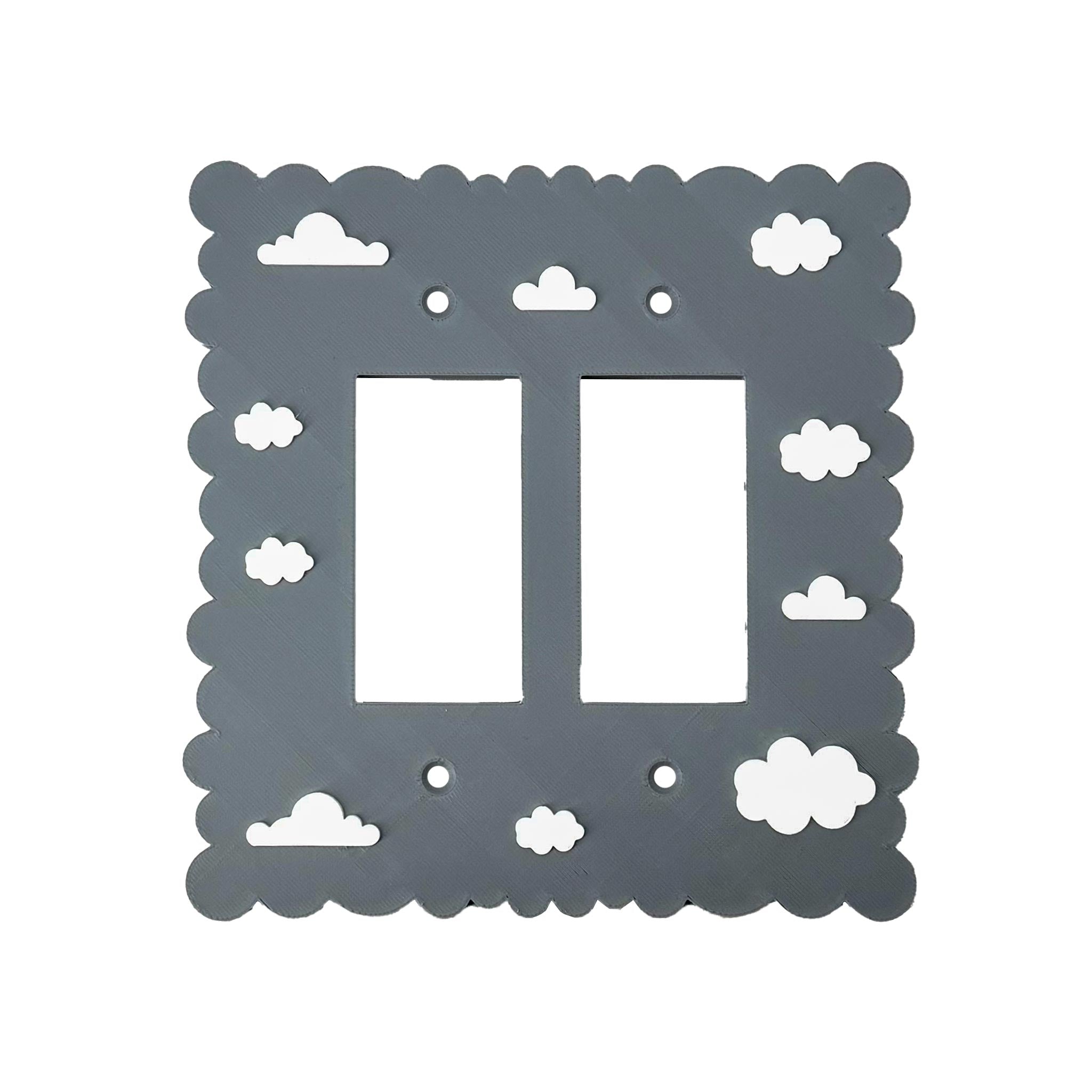Dreamy Cloud Light Switch Cover - Soft Pastel Wall Plate for Kids’ Room & Aesthetic Home Decor | Easy Install