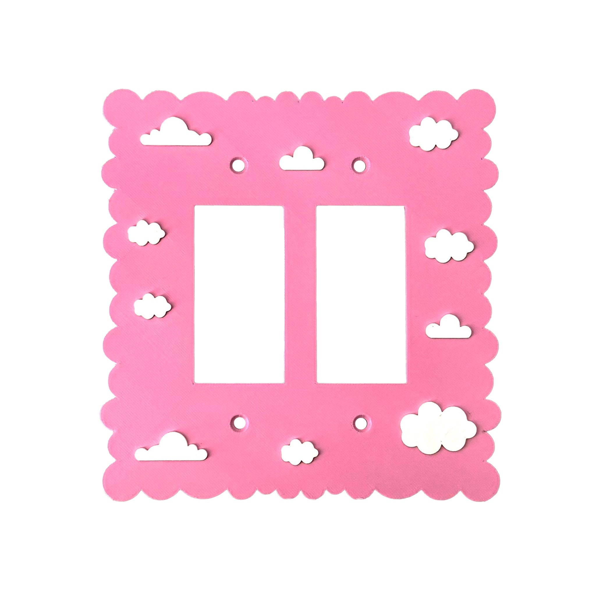 Dreamy Cloud Light Switch Cover - Soft Pastel Wall Plate for Kids’ Room & Aesthetic Home Decor | Easy Install