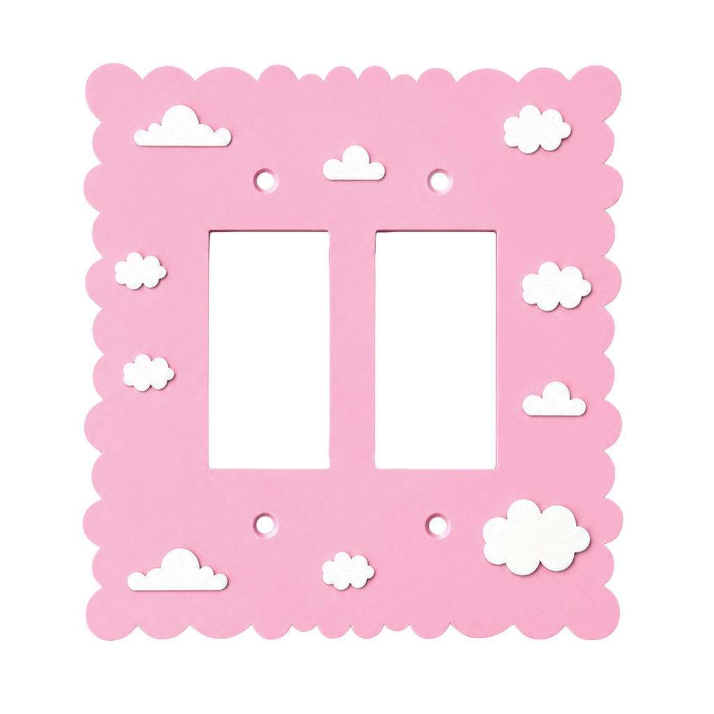 Dreamy Cloud Double Rocker - Baby Pink