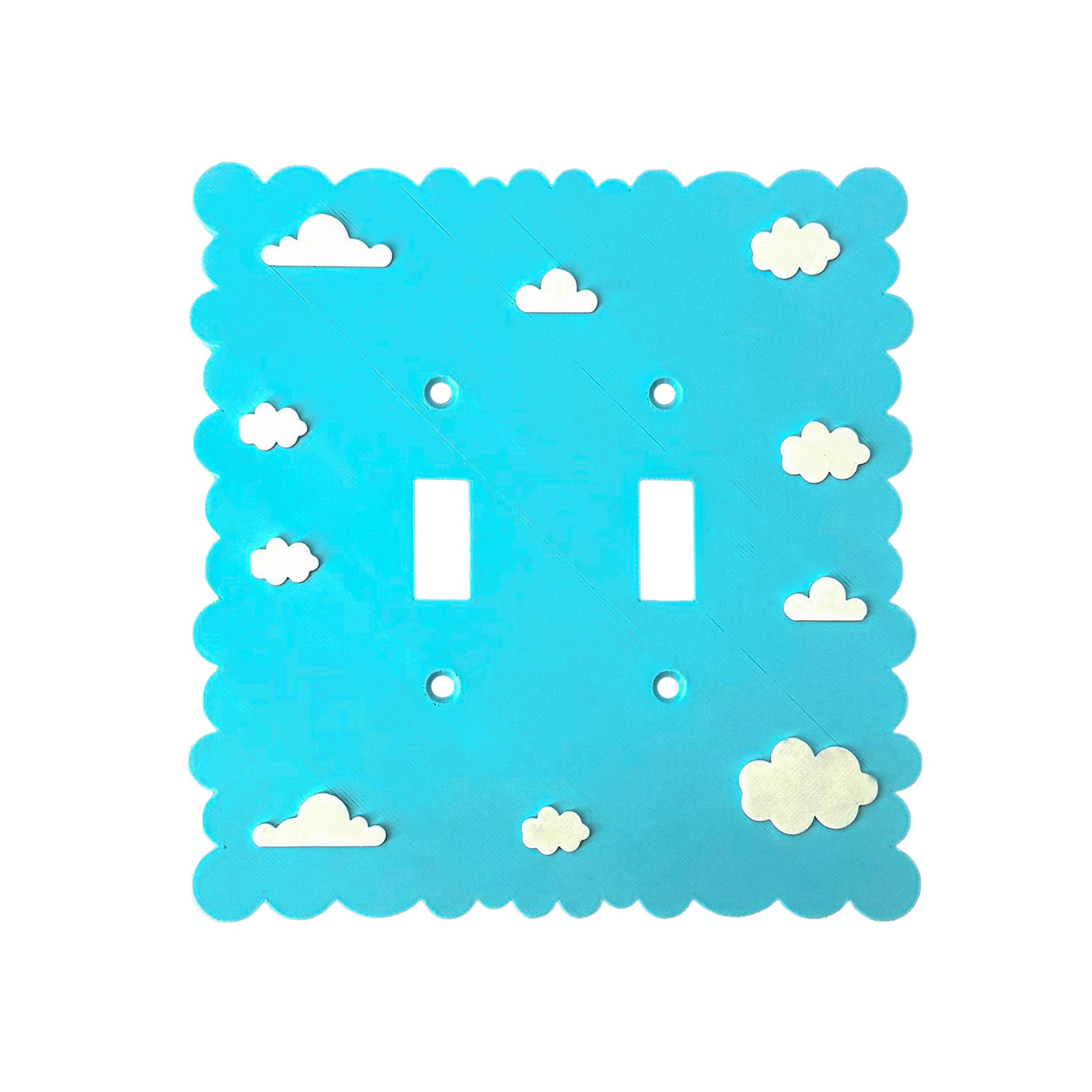 Dreamy Cloud Light Switch Cover - Soft Pastel Wall Plate for Kids’ Room & Aesthetic Home Decor | Easy Install