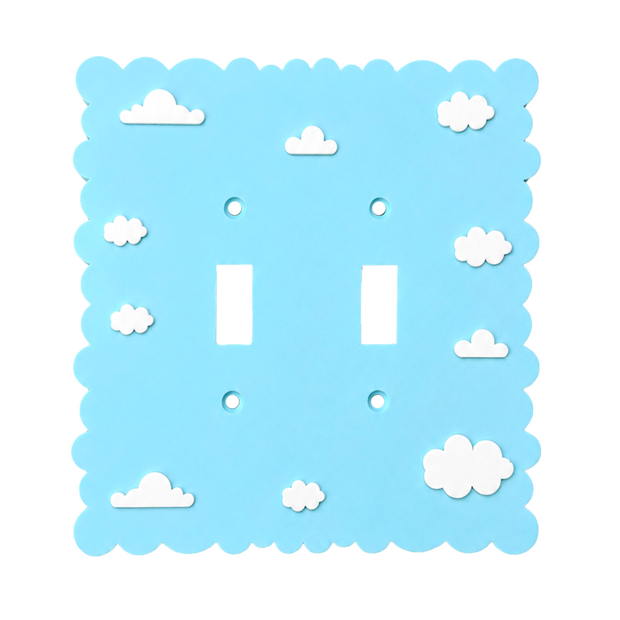 Dreamy Cloud Double Toggle - Sky Blue