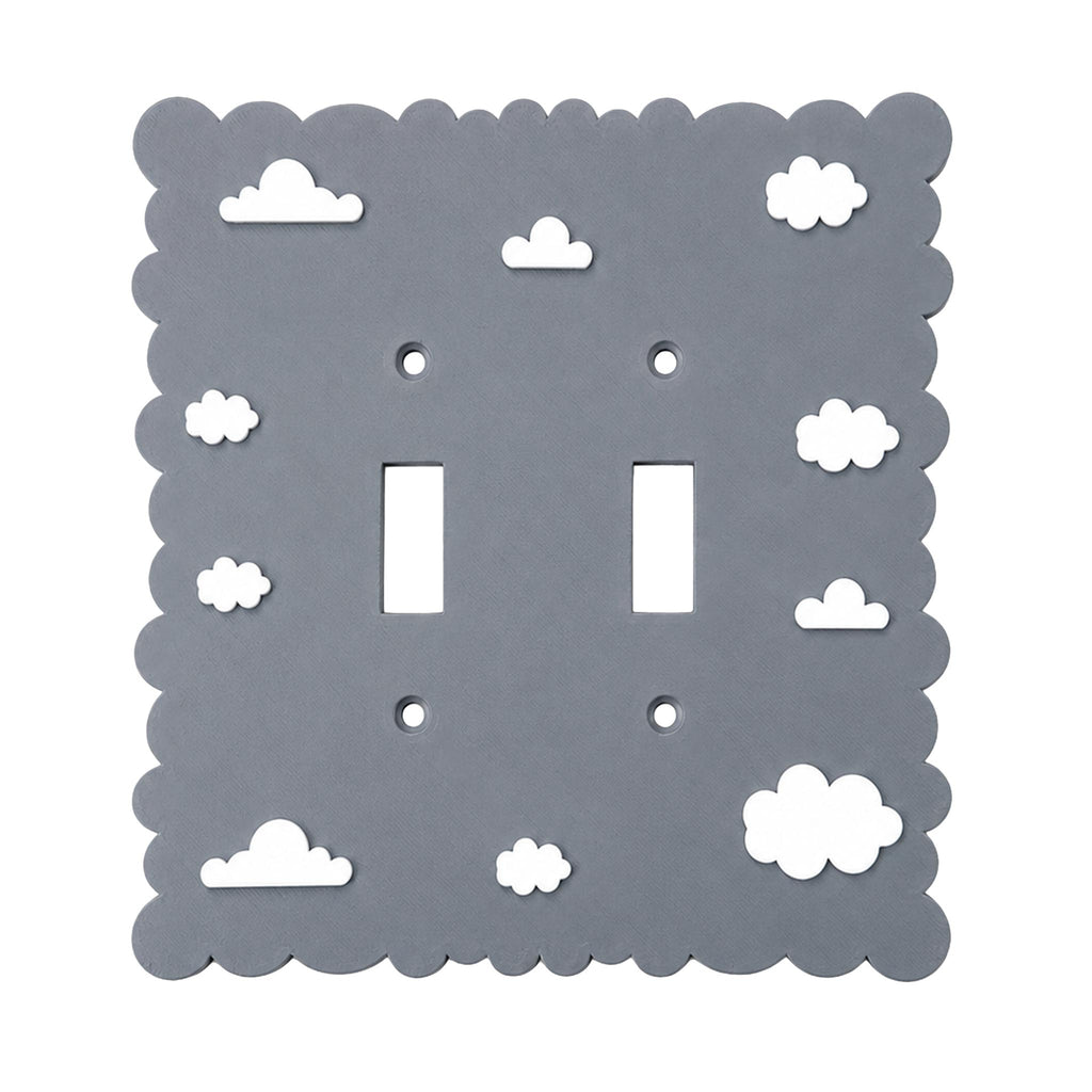 Dreamy Cloud Double Toggle - Grey Cloud
