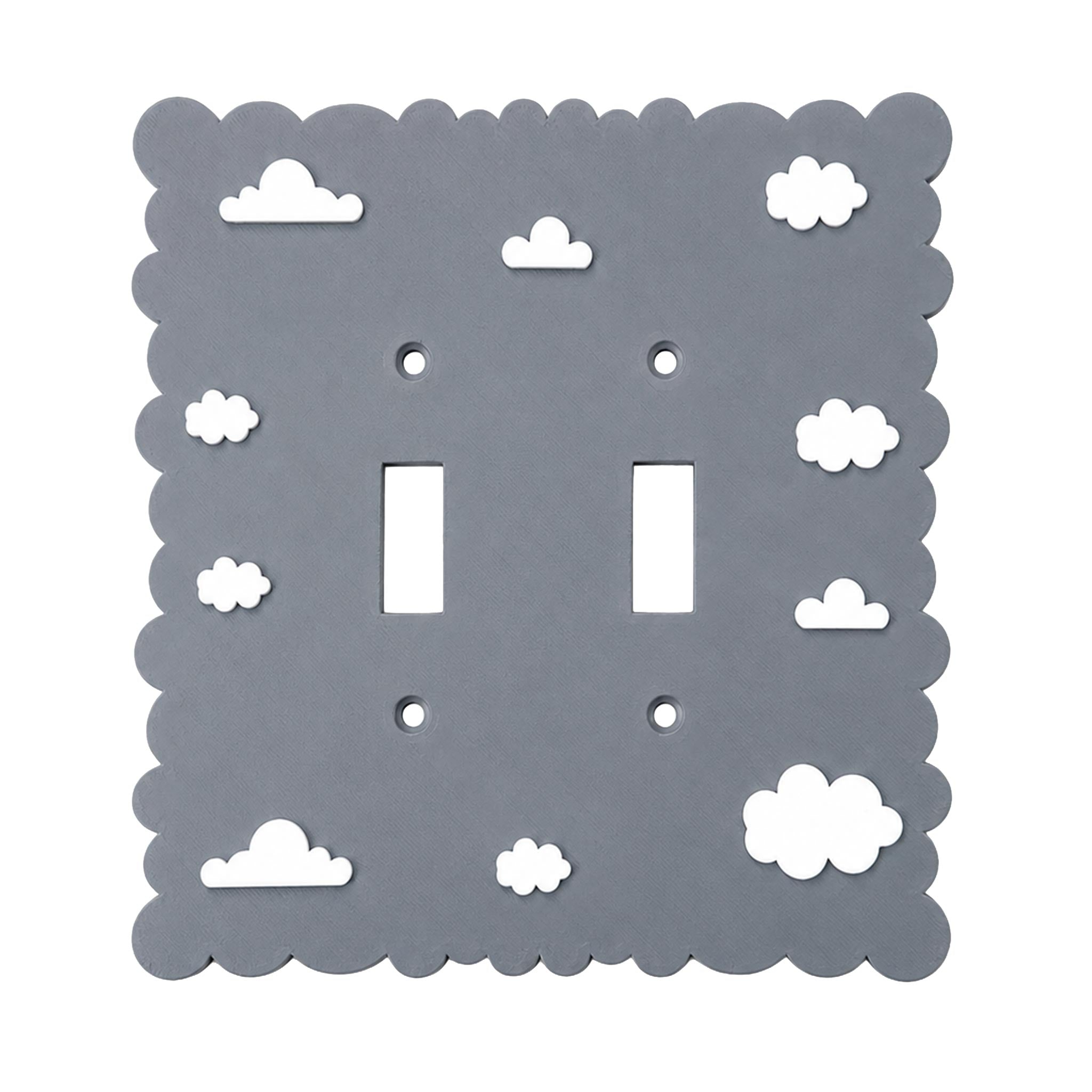 Dreamy Cloud Double Toggle - Grey Cloud