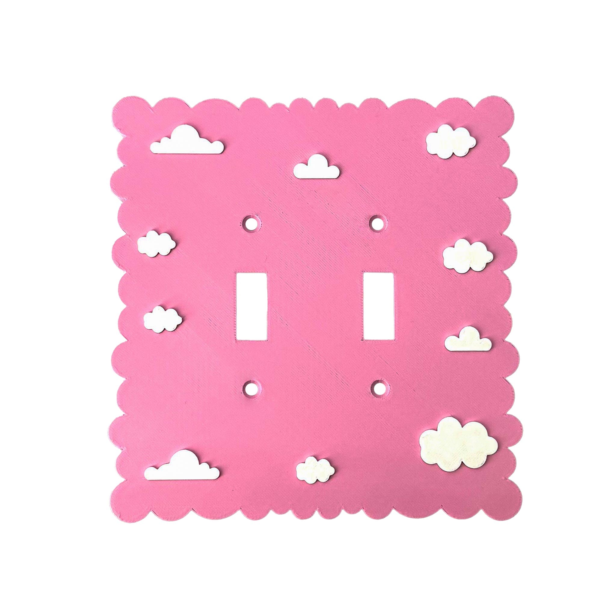 Dreamy Cloud Light Switch Cover - Soft Pastel Wall Plate for Kids’ Room & Aesthetic Home Decor | Easy Install