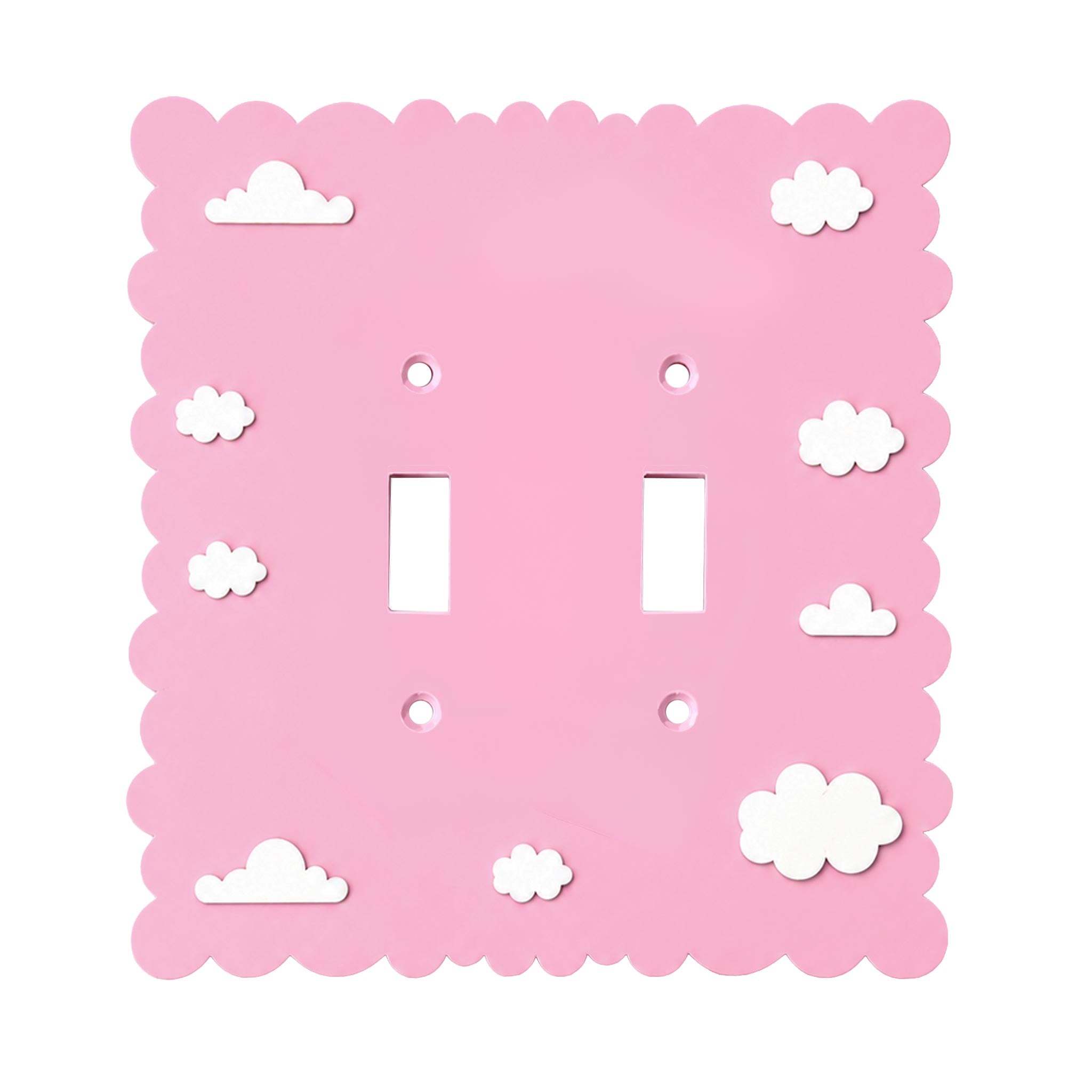 Dreamy Cloud Double Toggle - Baby Pink