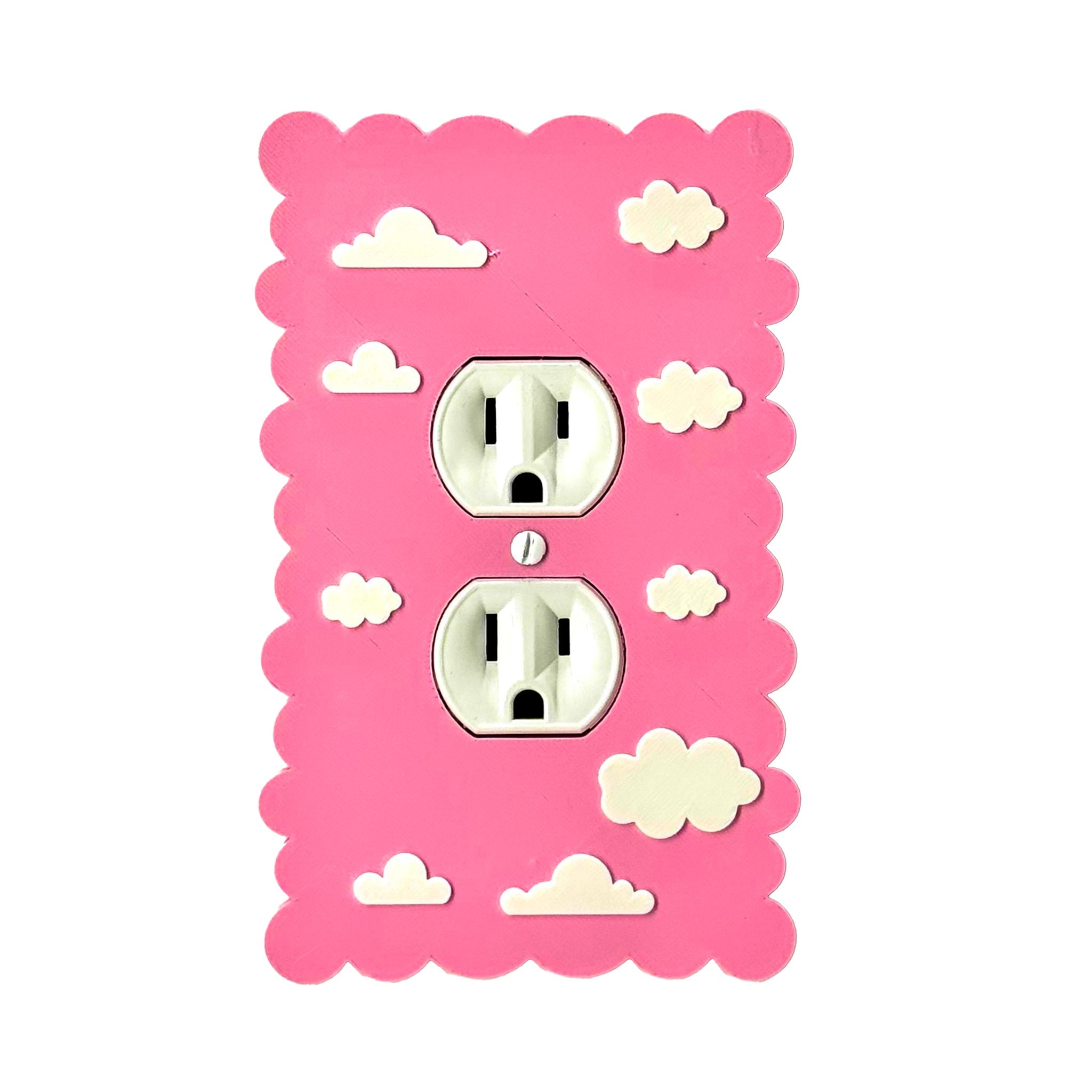 Dreamy Cloud Light Switch Cover - Soft Pastel Wall Plate for Kids’ Room & Aesthetic Home Decor | Easy Install