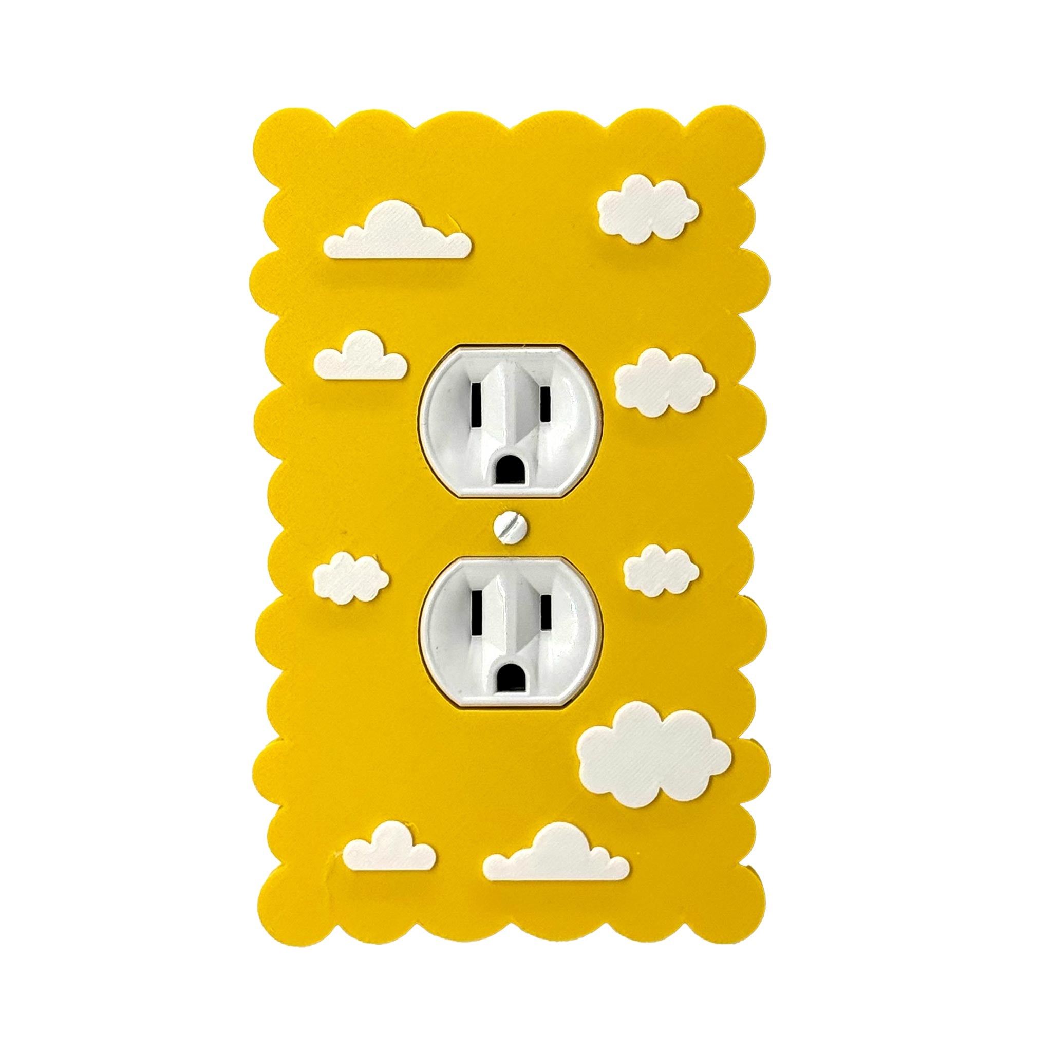 Dreamy Cloud Light Switch Cover - Soft Pastel Wall Plate for Kids’ Room & Aesthetic Home Decor | Easy Install
