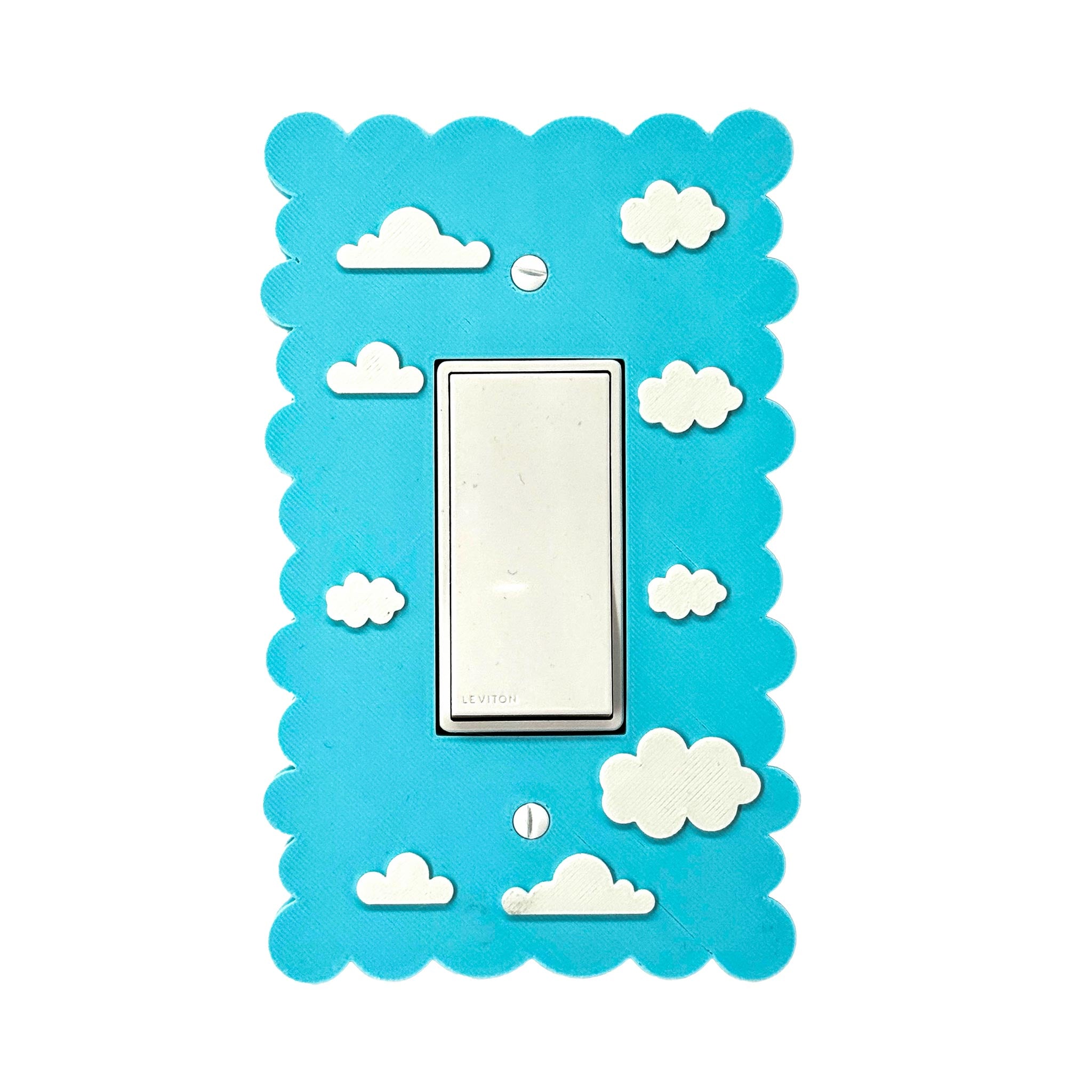 Dreamy Cloud Light Switch Cover - Soft Pastel Wall Plate for Kids’ Room & Aesthetic Home Decor | Easy Install