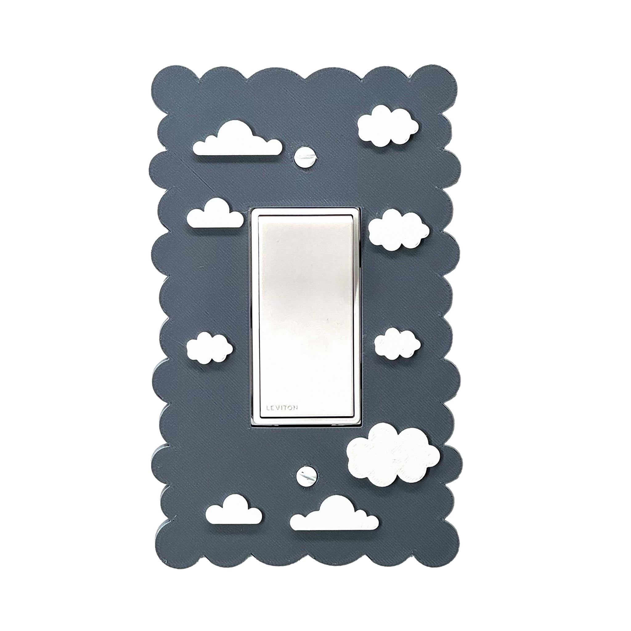 Dreamy Cloud Light Switch Cover - Soft Pastel Wall Plate for Kids’ Room & Aesthetic Home Decor | Easy Install