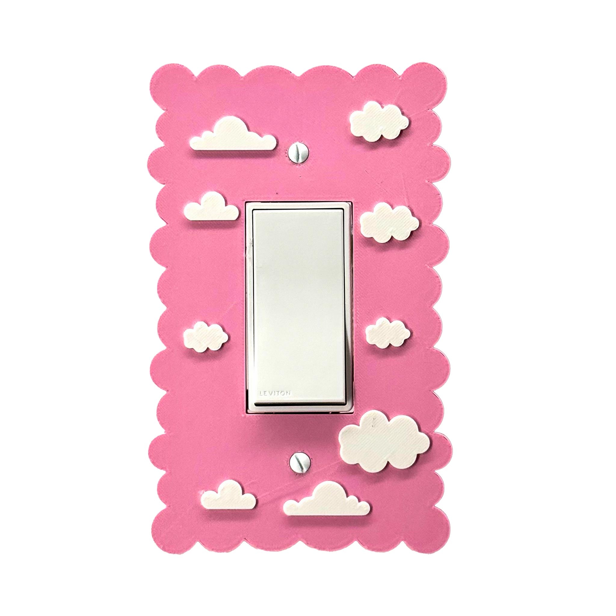 Dreamy Cloud Light Switch Cover - Soft Pastel Wall Plate for Kids’ Room & Aesthetic Home Decor | Easy Install