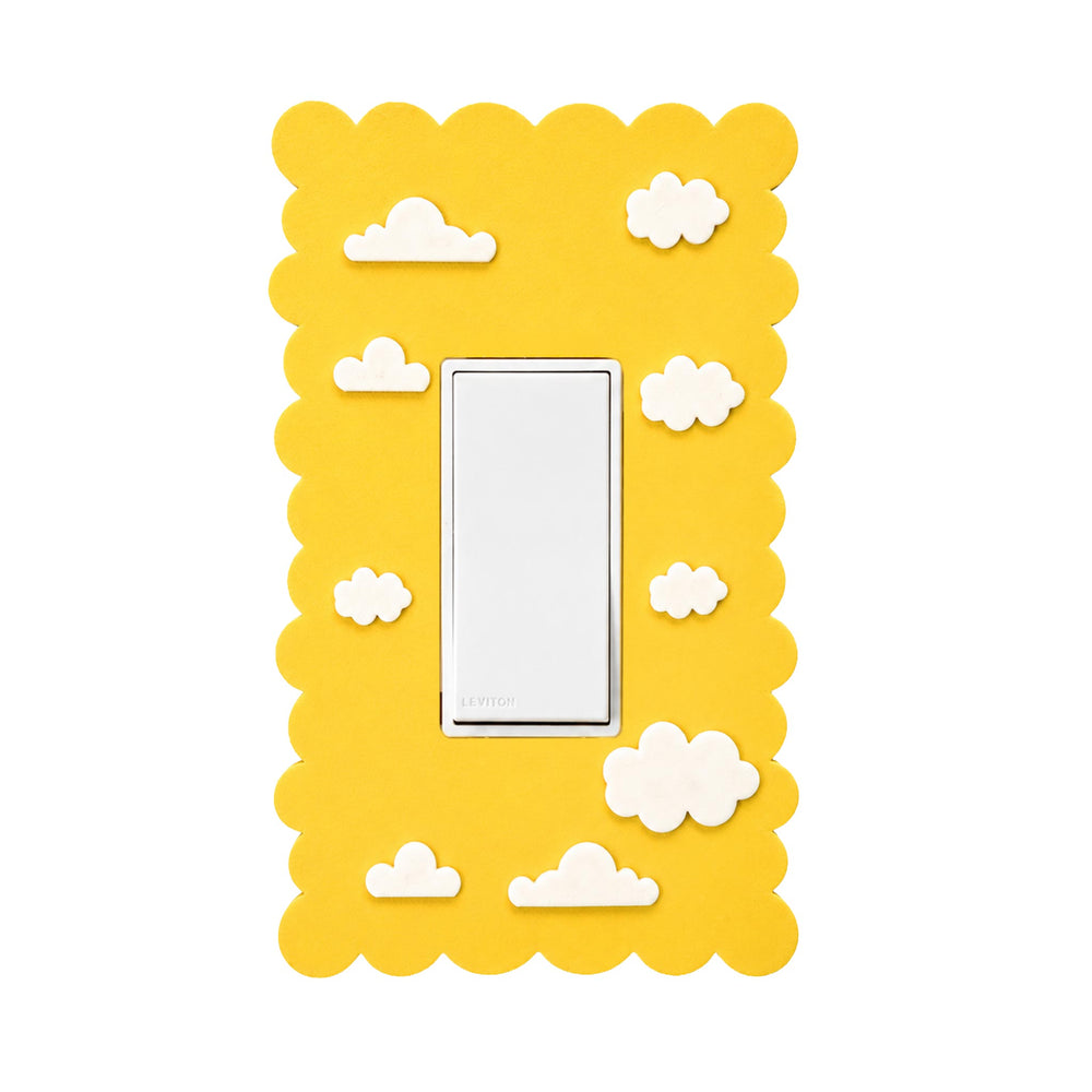 Dreamy Cloud Yellow Light Switch Cover