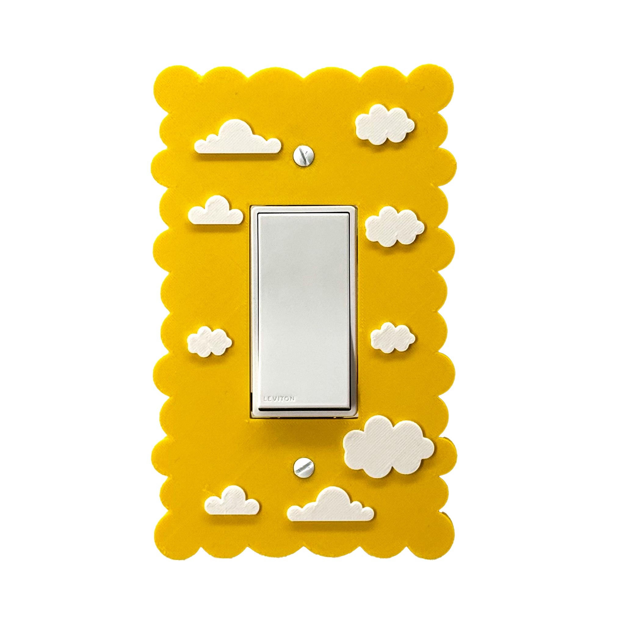 Dreamy Cloud Light Switch Cover - Soft Pastel Wall Plate for Kids’ Room & Aesthetic Home Decor | Easy Install
