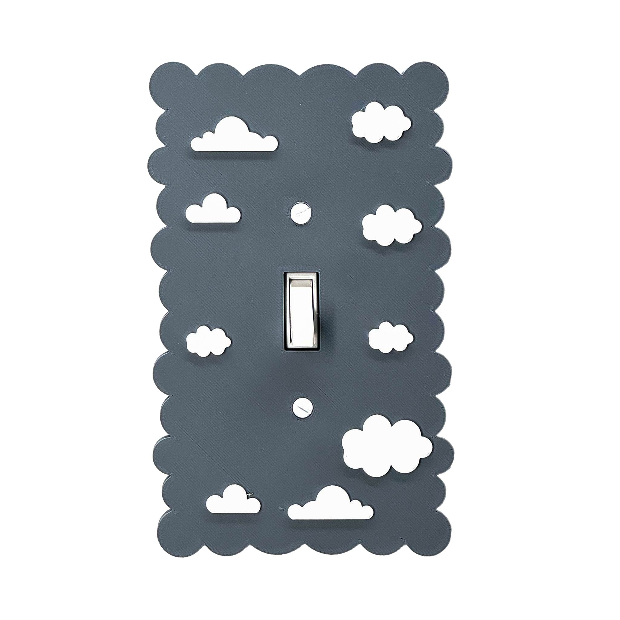 Dreamy Cloud Light Switch Cover - Soft Pastel Wall Plate for Kids’ Room & Aesthetic Home Decor | Easy Install