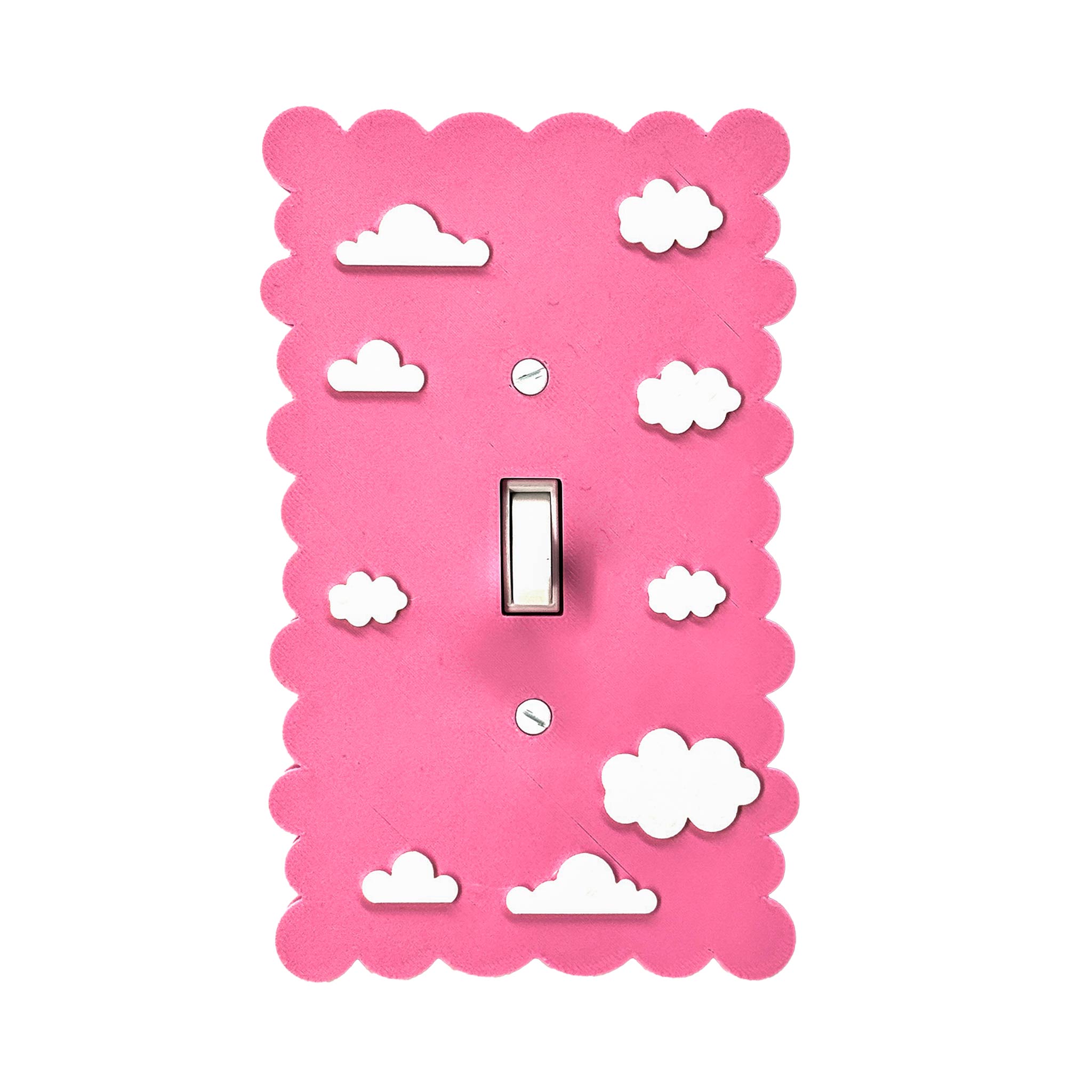 Dreamy Cloud Light Switch Cover - Soft Pastel Wall Plate for Kids’ Room & Aesthetic Home Decor | Easy Install