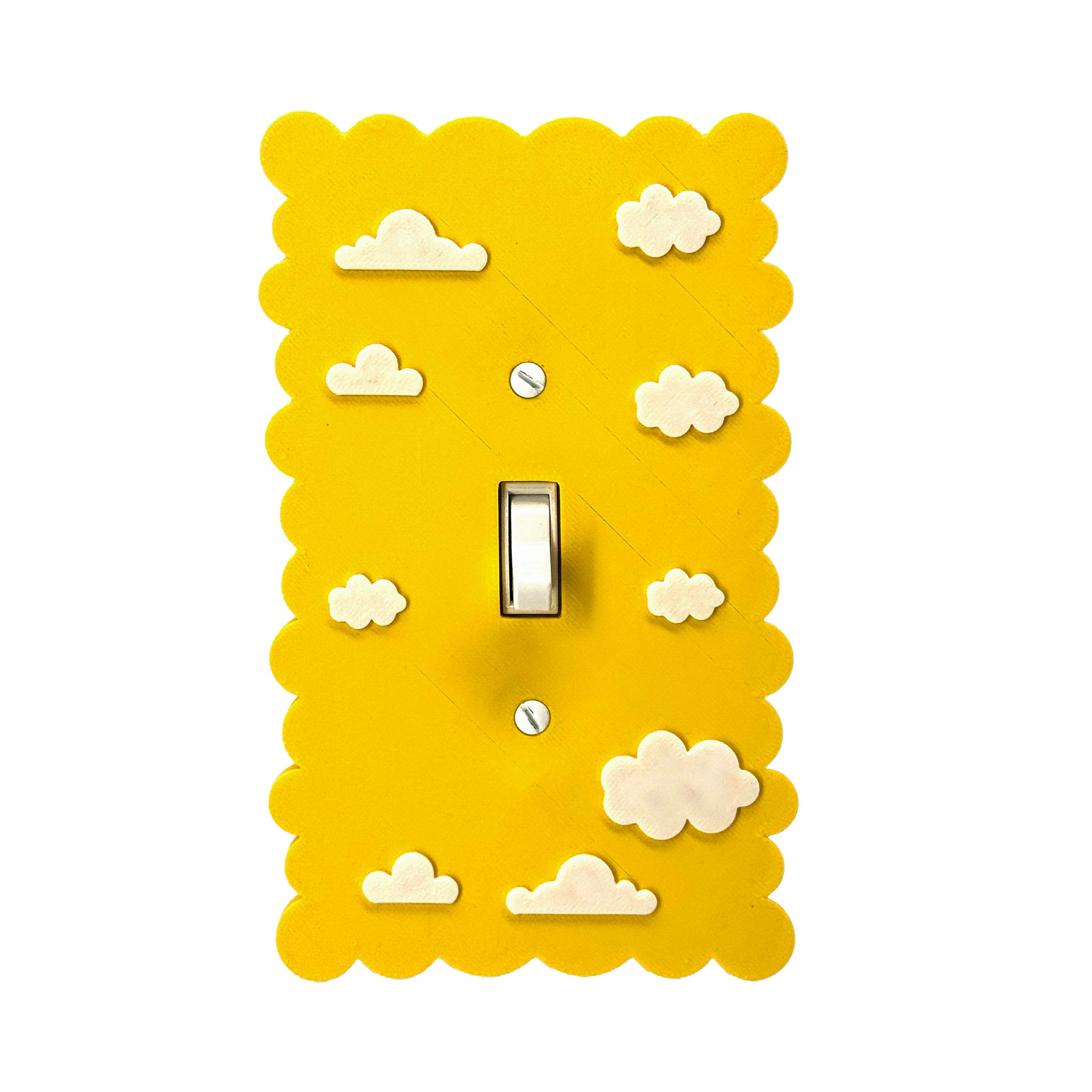 Dreamy Cloud Light Switch Cover - Soft Pastel Wall Plate for Kids’ Room & Aesthetic Home Decor | Easy Install
