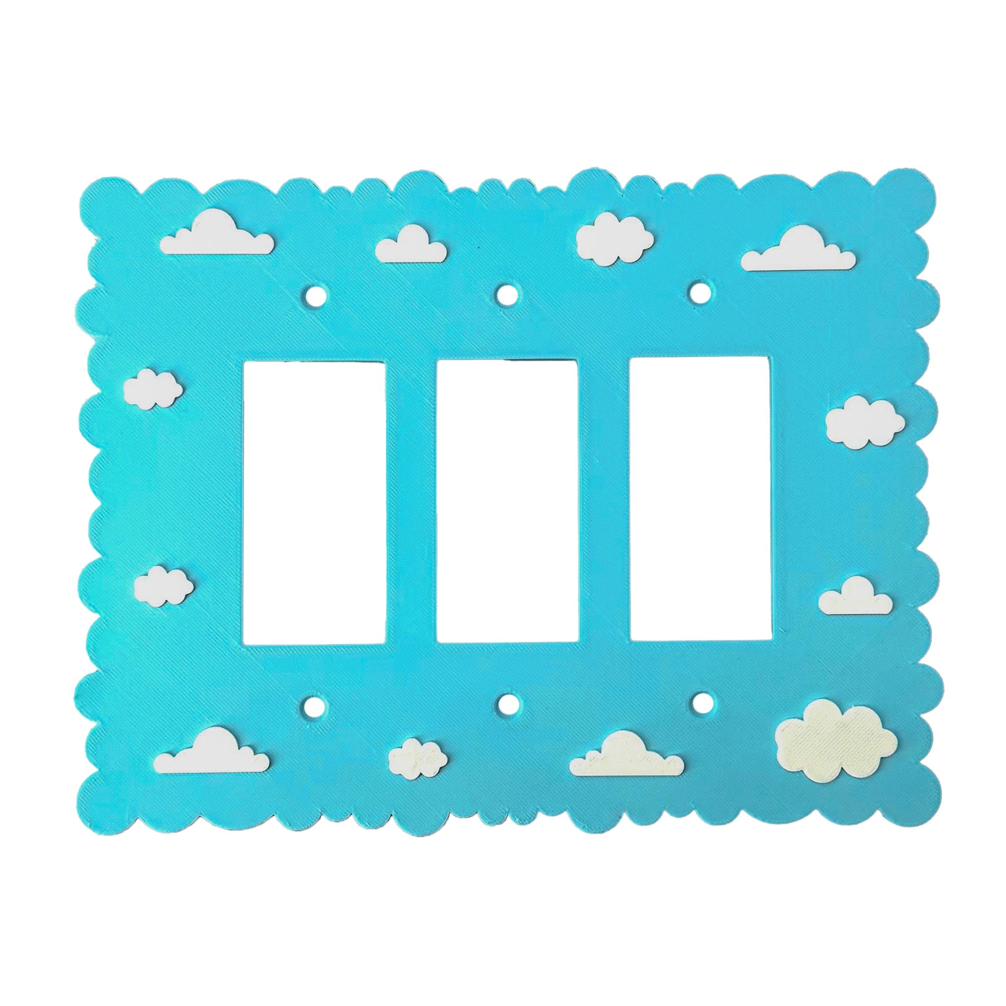 Dreamy Cloud Light Switch Cover - Soft Pastel Wall Plate for Kids’ Room & Aesthetic Home Decor | Easy Install