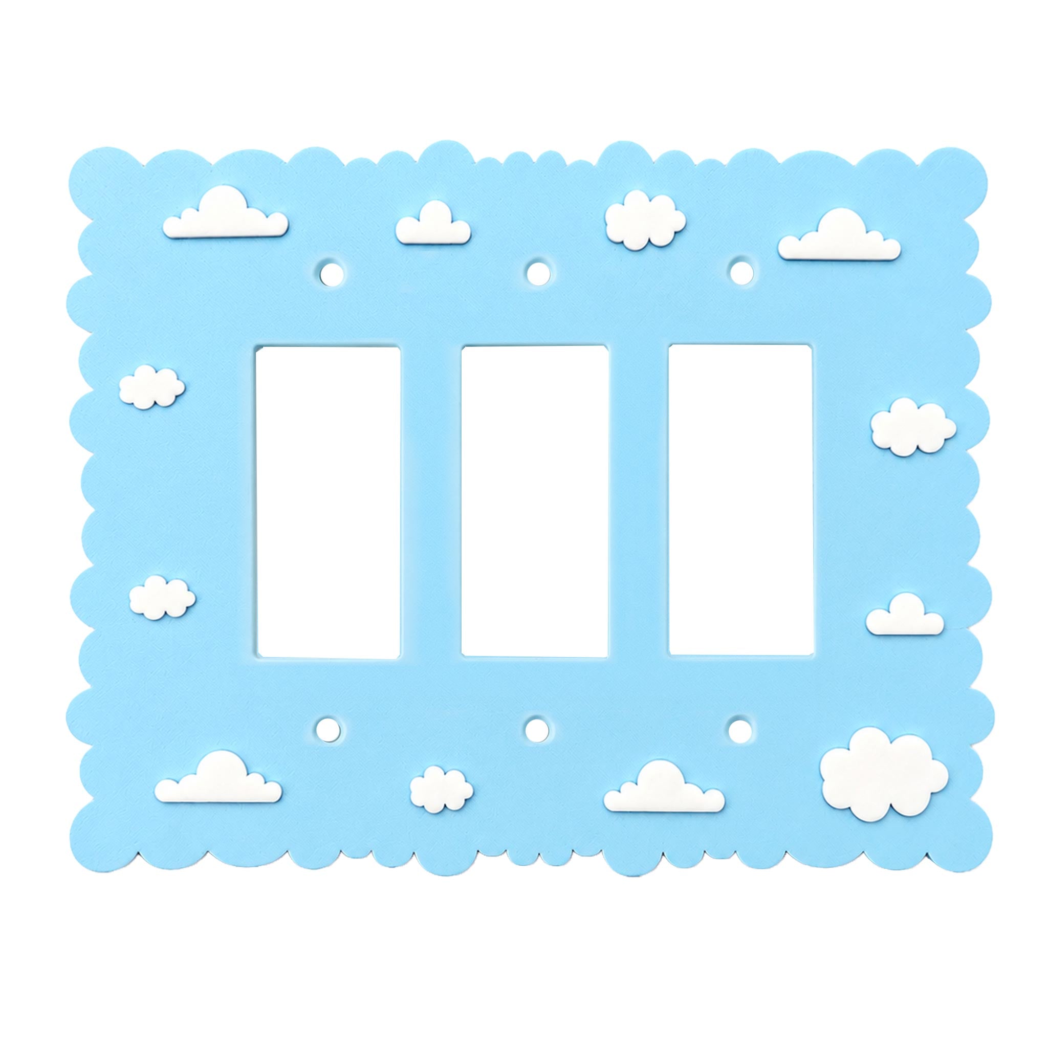 Dreamy Cloud Triple Rocker - Sky Blue