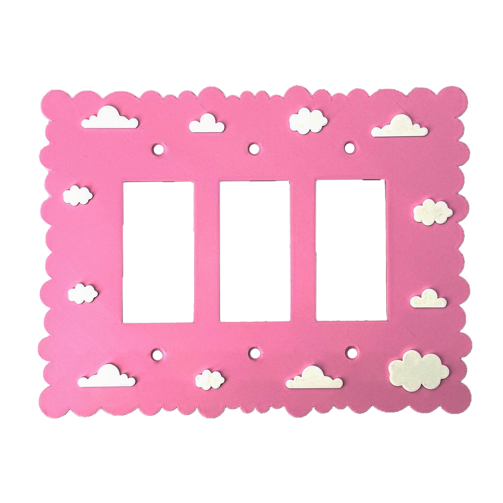 Dreamy Cloud Light Switch Cover - Soft Pastel Wall Plate for Kids’ Room & Aesthetic Home Decor | Easy Install