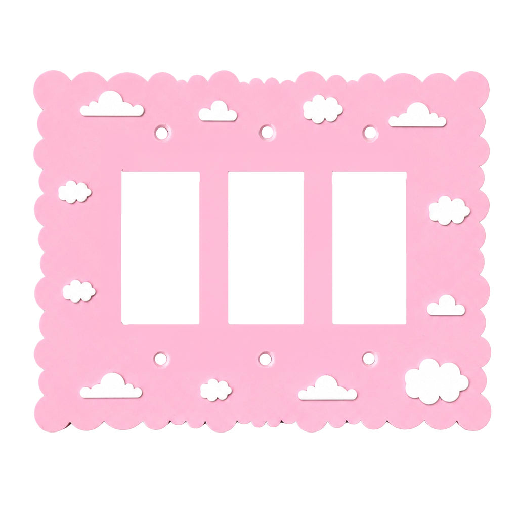 Dreamy Cloud Triple Rocker - Baby Pink