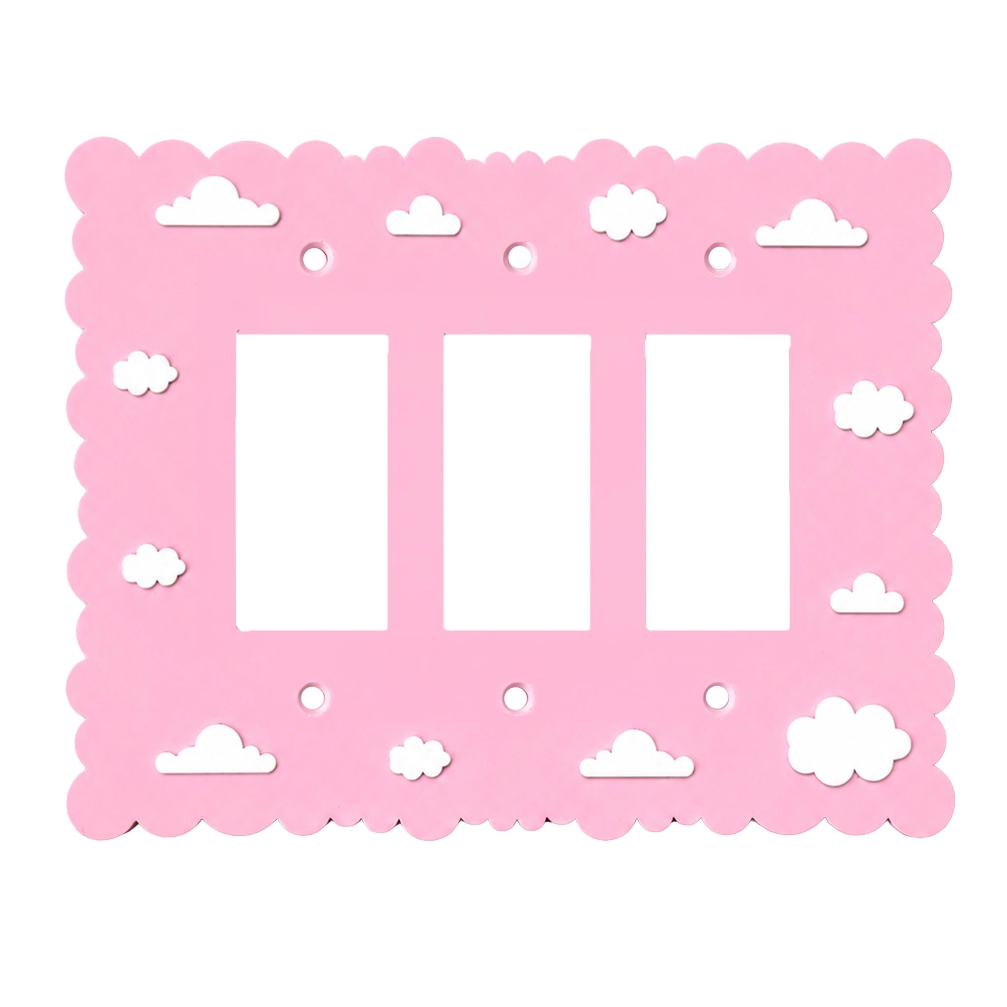Dreamy Cloud Triple Rocker - Baby Pink