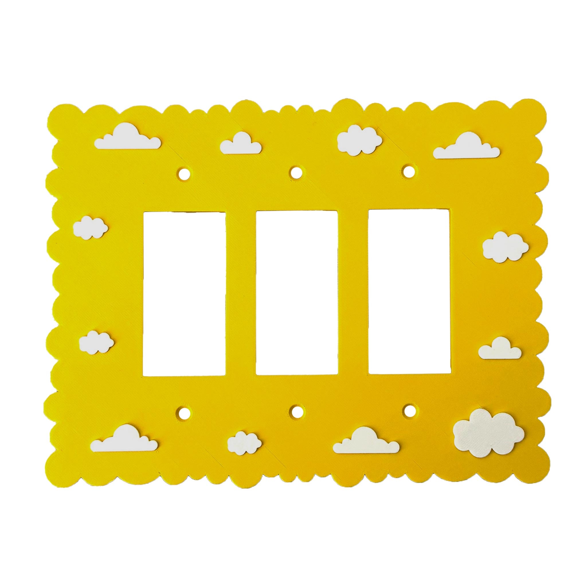 Dreamy Cloud Light Switch Cover - Soft Pastel Wall Plate for Kids’ Room & Aesthetic Home Decor | Easy Install