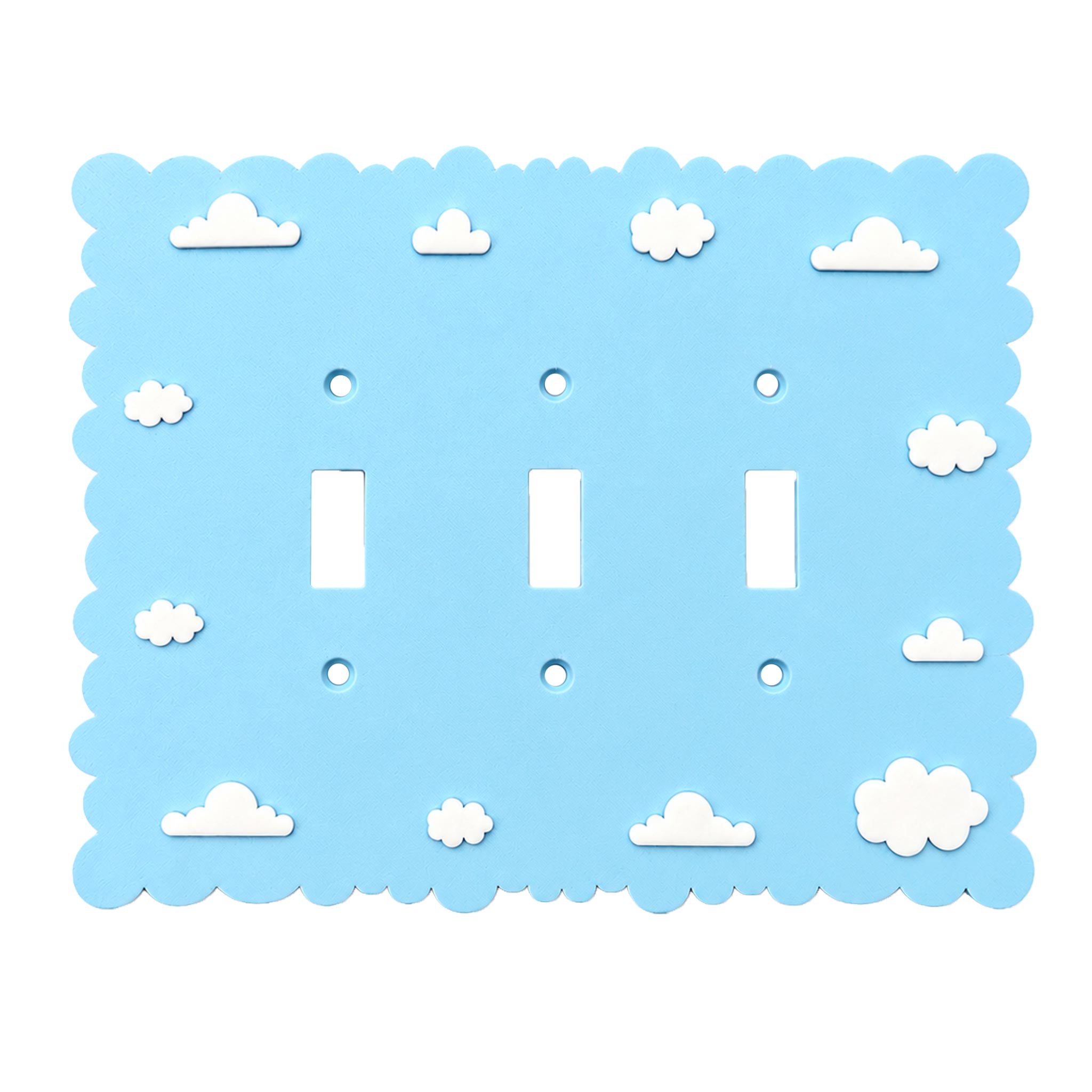 Dreamy Cloud Triple Toggle - Sky Blue