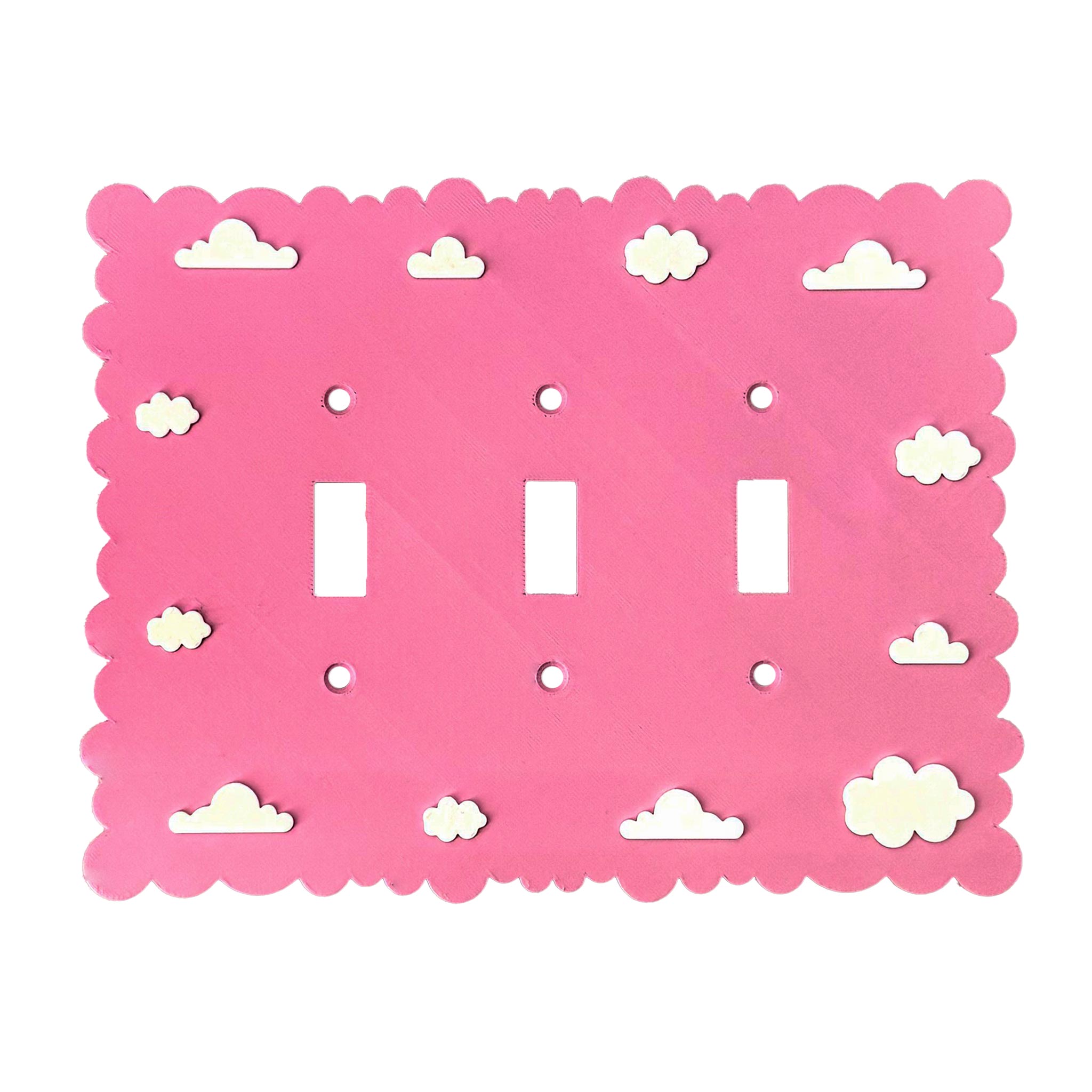 Dreamy Cloud Light Switch Cover - Soft Pastel Wall Plate for Kids’ Room & Aesthetic Home Decor | Easy Install