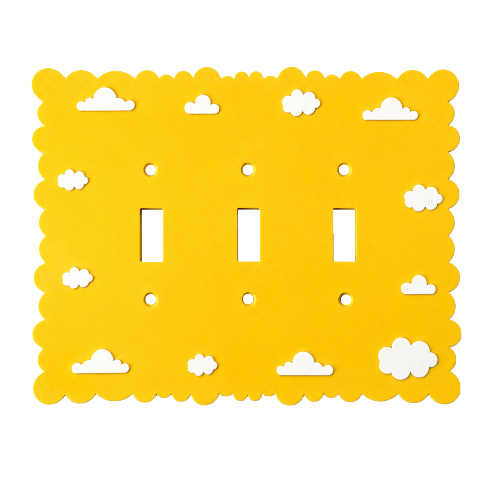 Dreamy Cloud Triple Toggle - Yellow