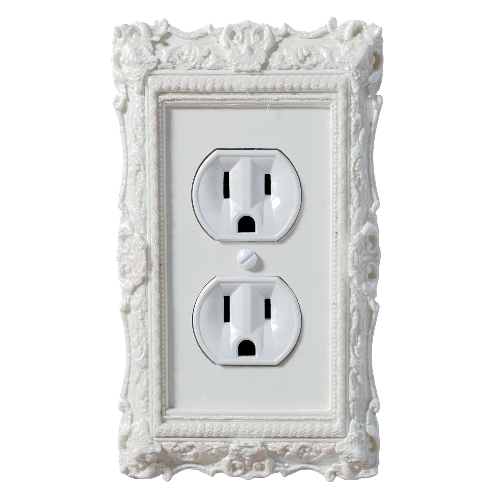 Obsidian | Victorian Wall Plate Cover Set – Black Light Switch & Outlet Covers for Toggle, Rocker, Duplex – Dark Gothic Style