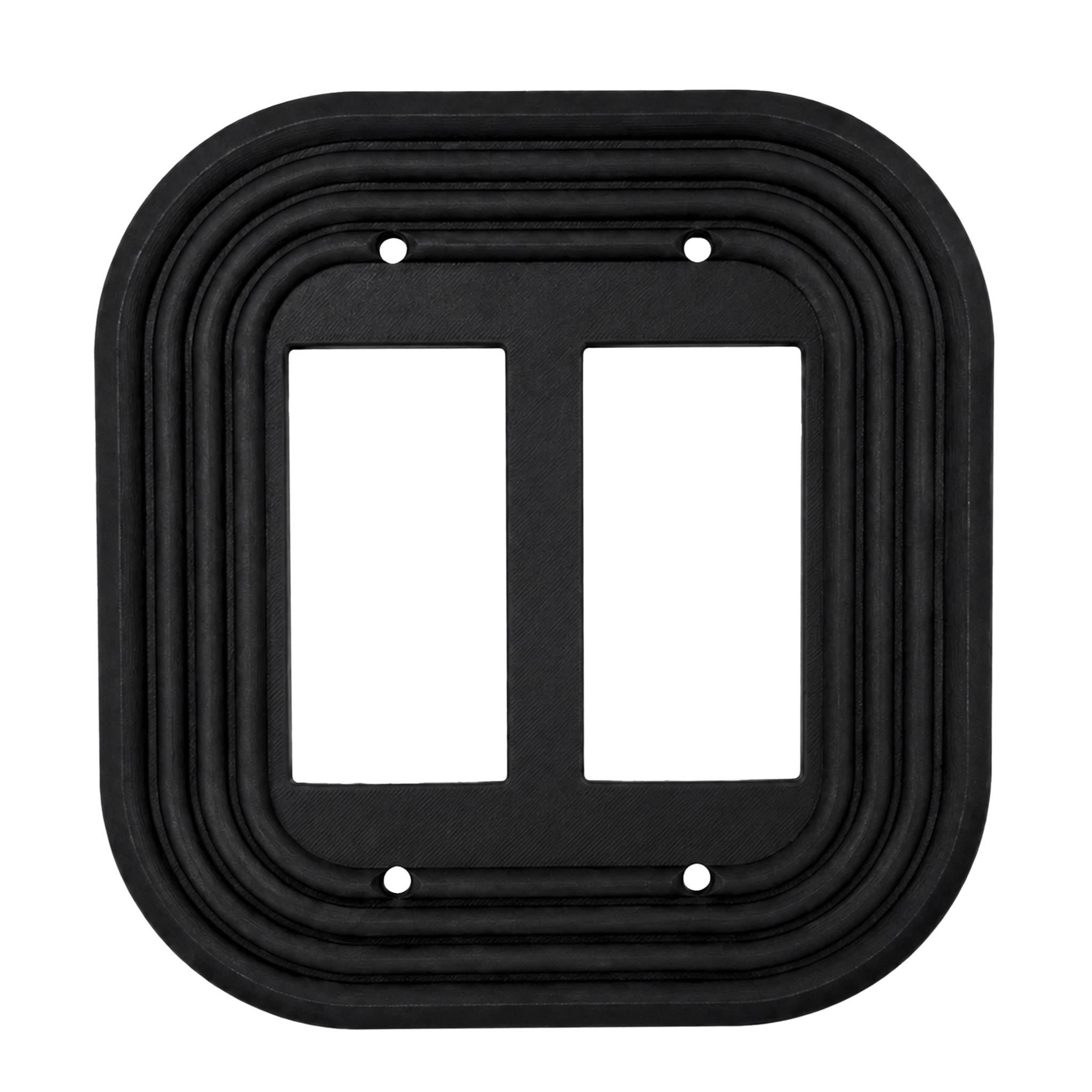 Mid-Century Modern Oval Wall Plate Cover Set – Retro Light Switch & Outlet Covers for Toggle, Rocker, Duplex – MCM Vintage Style