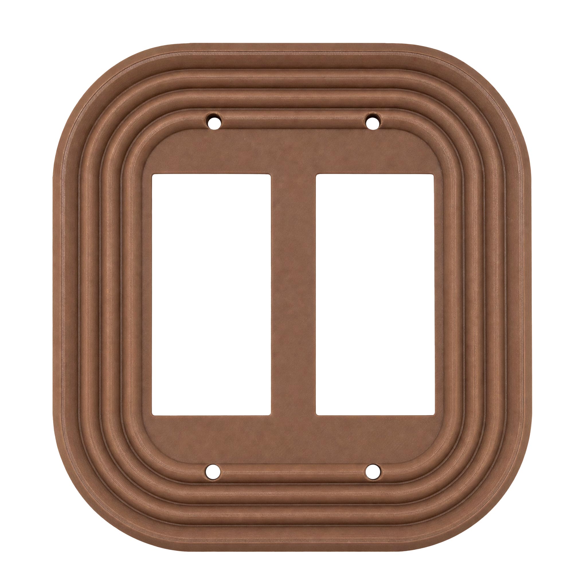 Mid-Century Modern Oval Wall Plate Cover Set – Retro Light Switch & Outlet Covers for Toggle, Rocker, Duplex – MCM Vintage Style