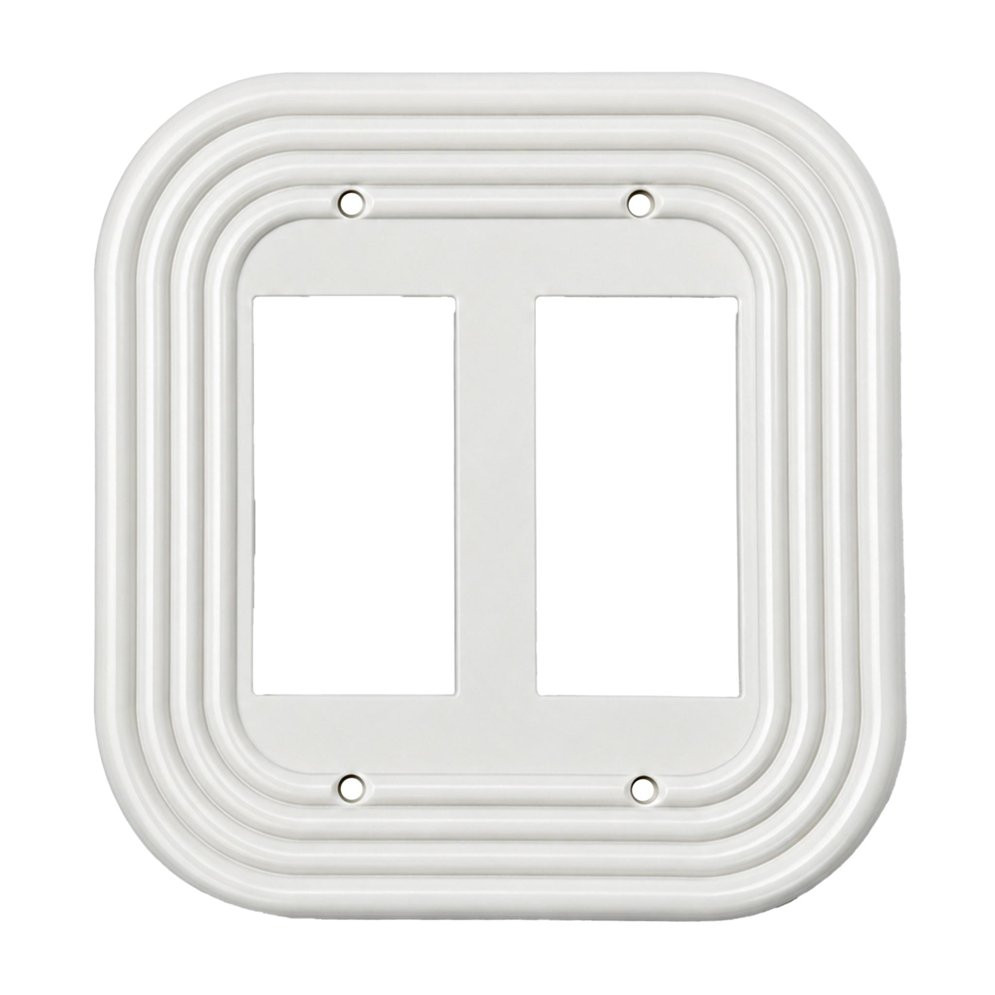 Mid-Century Modern Oval Wall Plate Cover Set – Retro Light Switch & Outlet Covers for Toggle, Rocker, Duplex – MCM Vintage Style