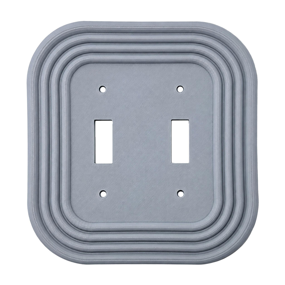 Mid-Century Modern Gray Light Switch Cover