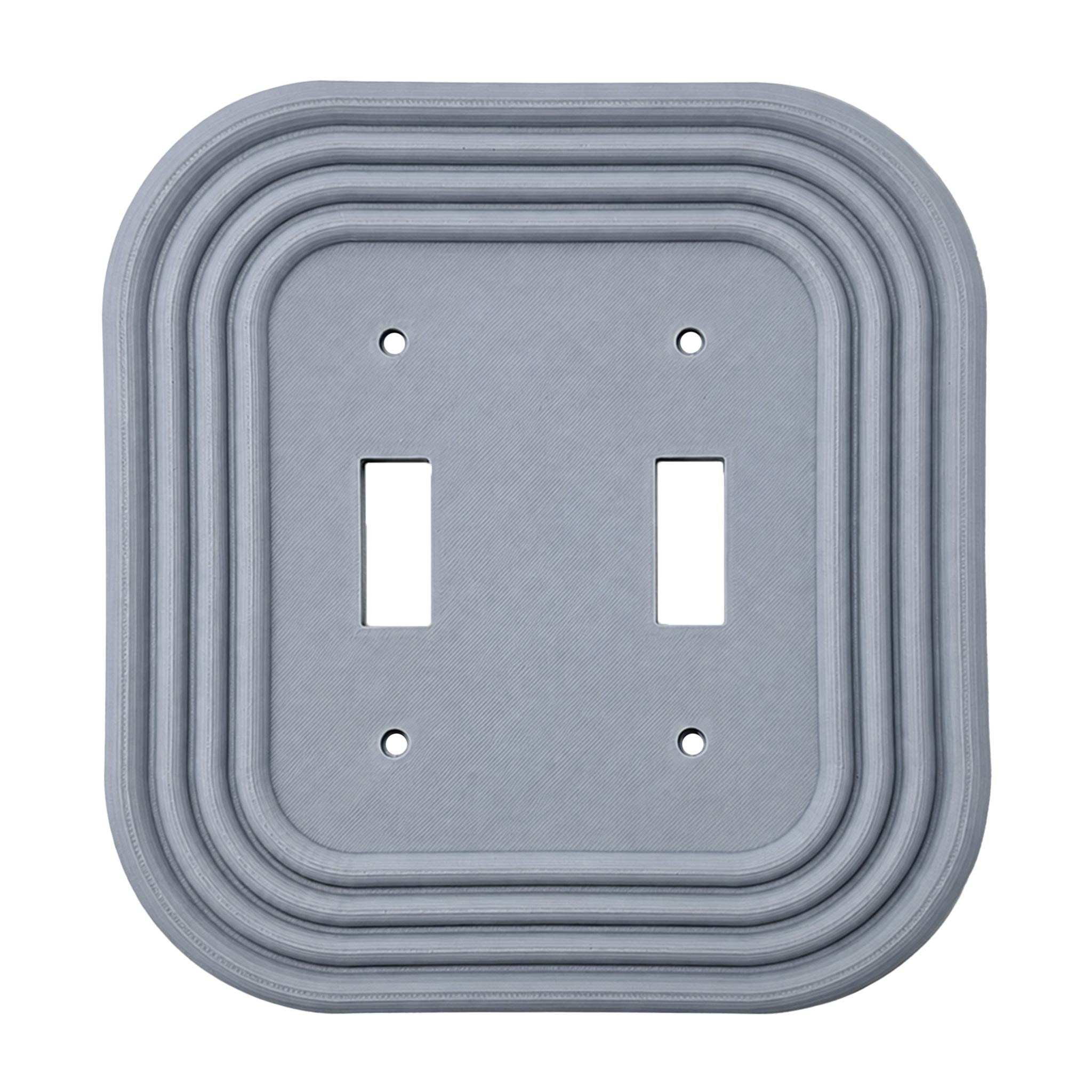 Mid-Century Modern Oval Wall Plate Cover Set – Retro Light Switch & Outlet Covers for Toggle, Rocker, Duplex – MCM Vintage Style