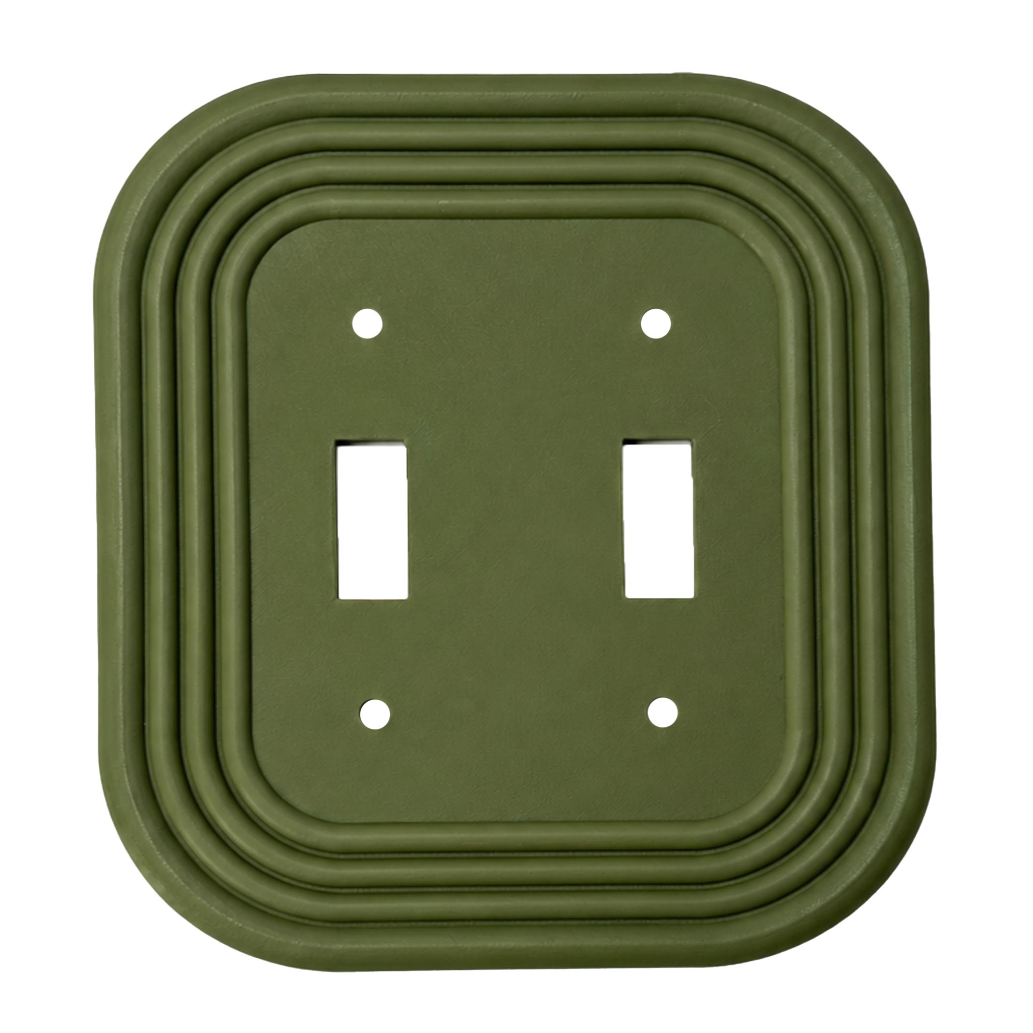 Mid-Century Modern Oval Wall Plate Cover Set – Retro Light Switch & Outlet Covers for Toggle, Rocker, Duplex – MCM Vintage Style