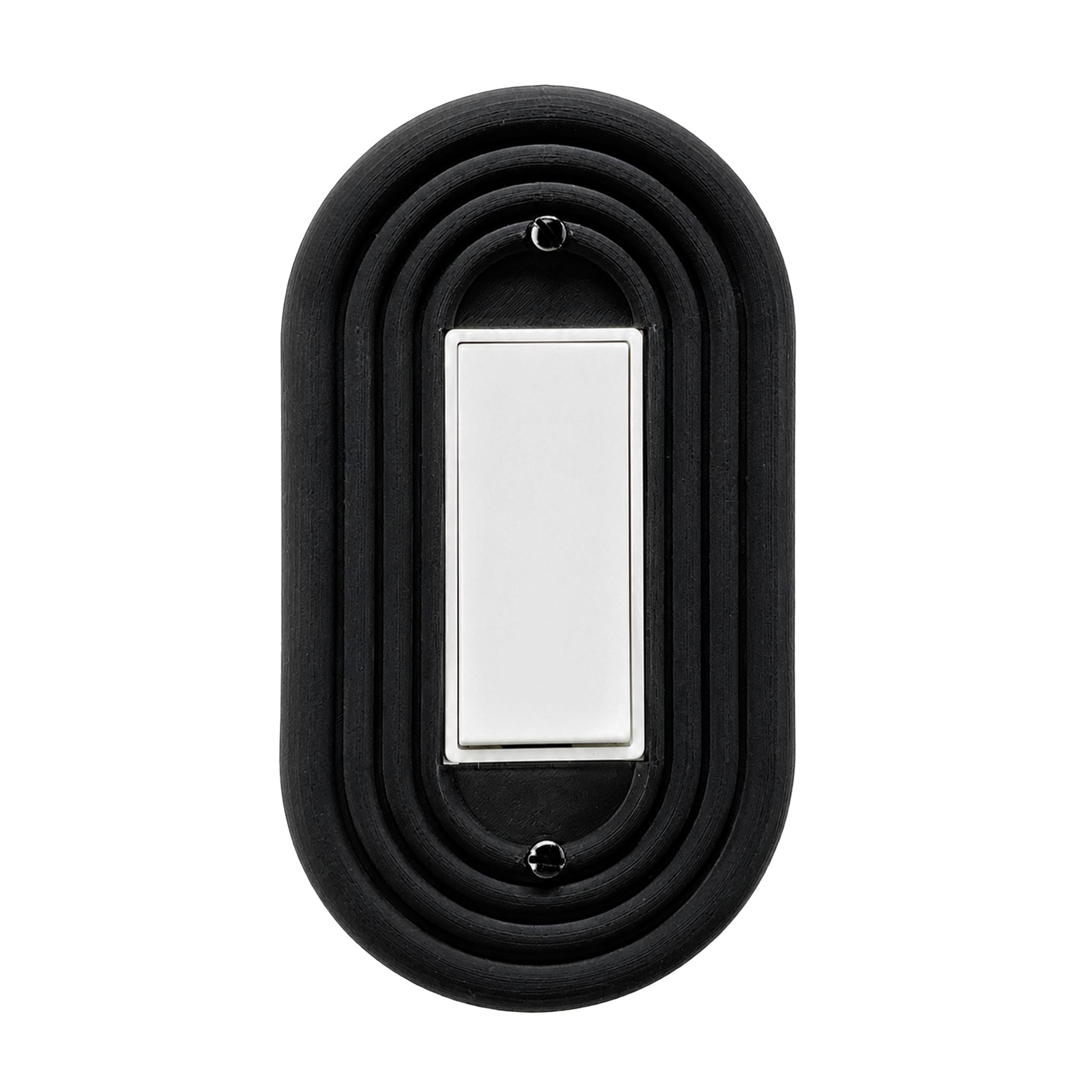 Mid-Century Modern Oval Wall Plate Cover Set – Retro Light Switch & Outlet Covers for Toggle, Rocker, Duplex – MCM Vintage Style