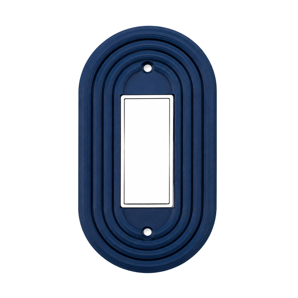 Mid-Century Modern Navy Blue Light Switch Cover