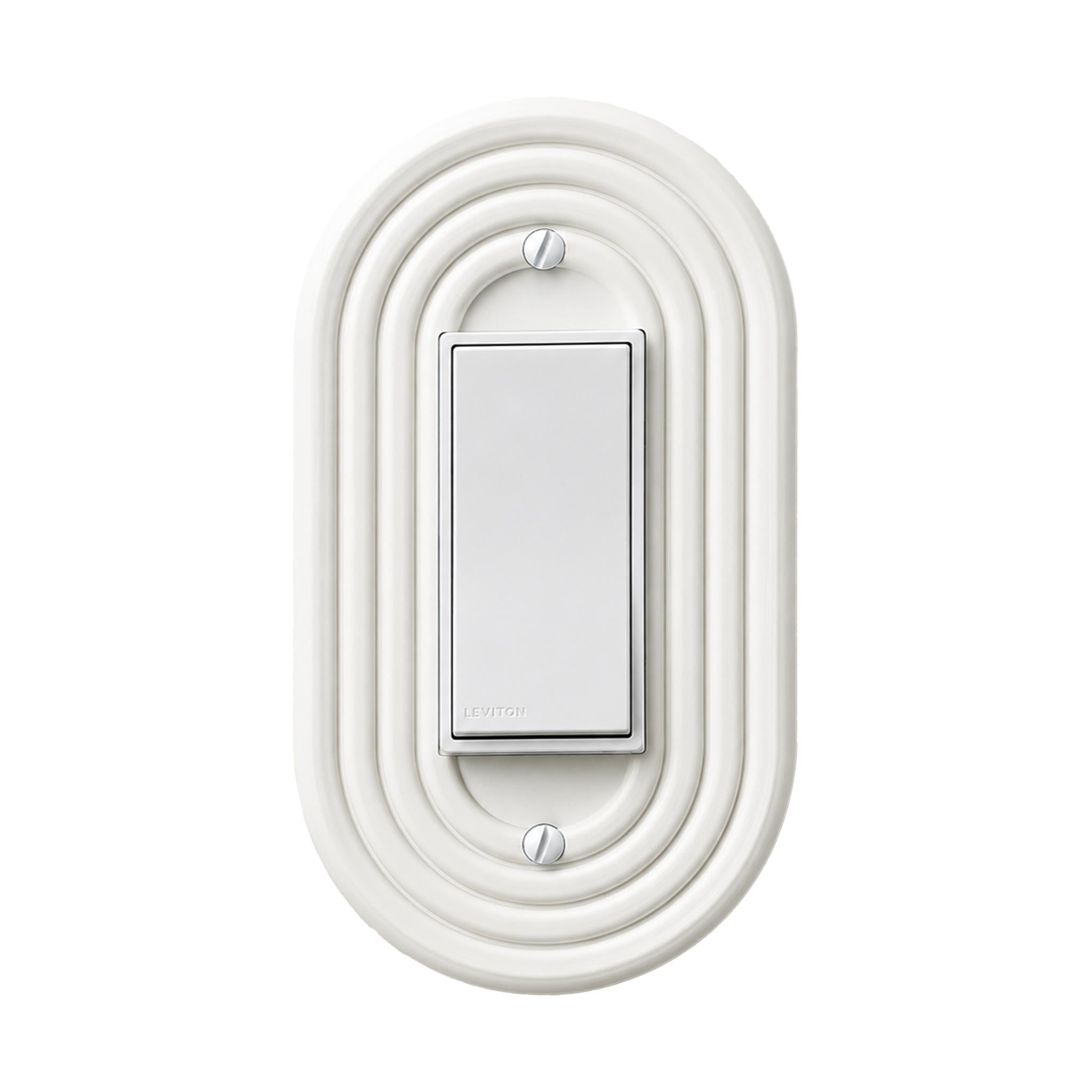 Mid-Century Modern Oval Wall Plate Cover Set – Retro Light Switch & Outlet Covers for Toggle, Rocker, Duplex – MCM Vintage Style