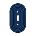 Mid-Century Modern Navy Blue Single Toggle