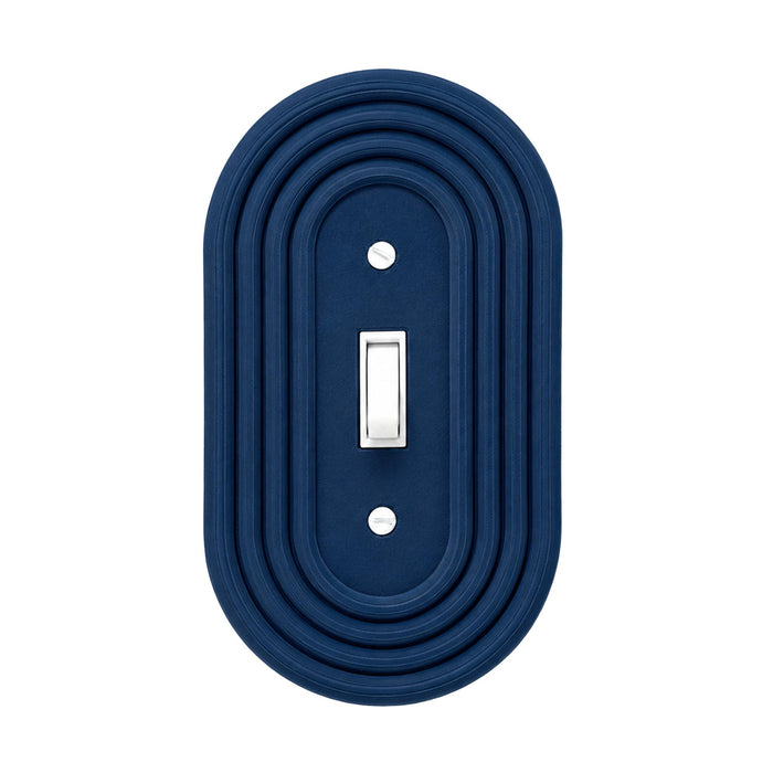Mid-Century Modern Navy Blue Single Toggle