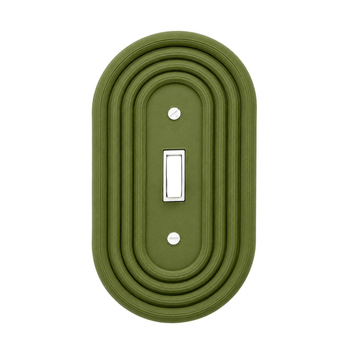 Mid-Century Modern Army Green Single Toggle
