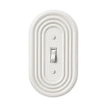 Mid-Century Modern Ivory White Single Toggle