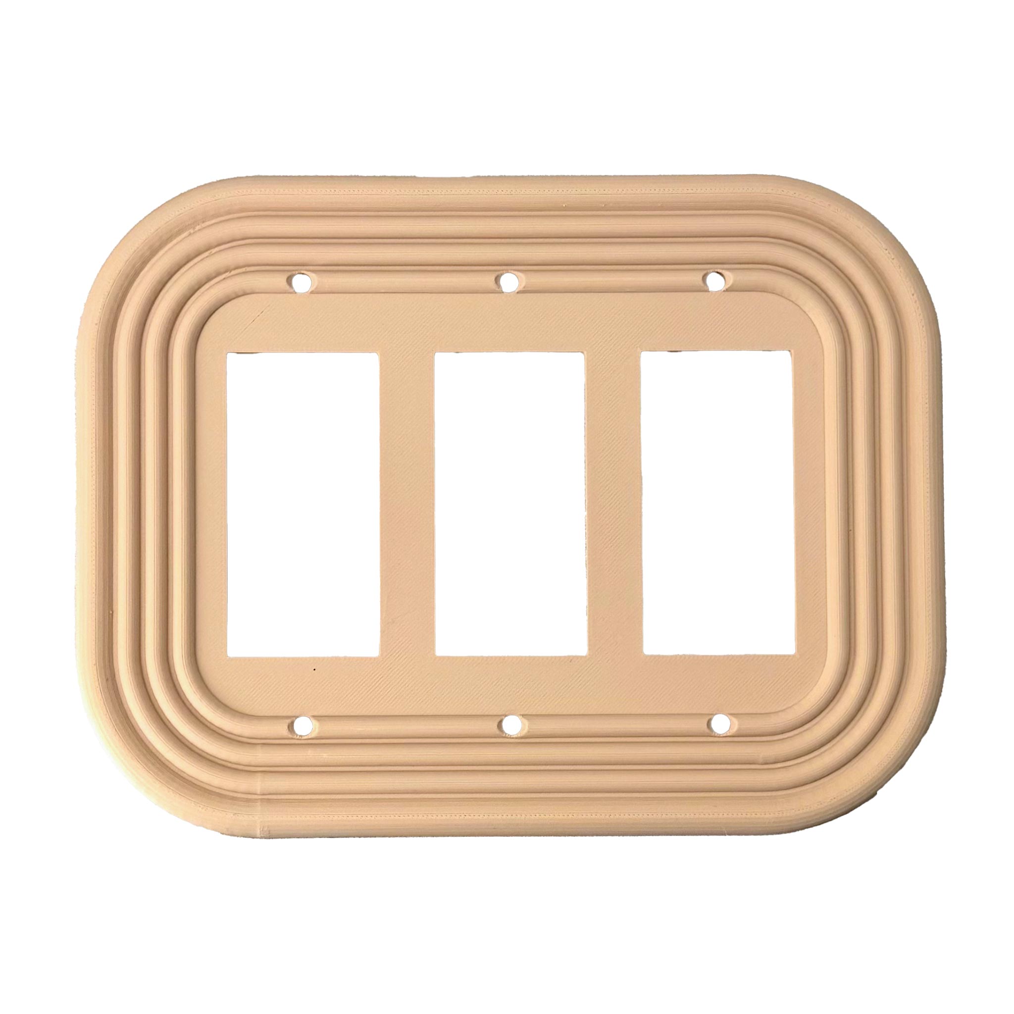 Mid-Century Modern Oval Wall Plate Cover Set – Retro Light Switch & Outlet Covers for Toggle, Rocker, Duplex – MCM Vintage Style