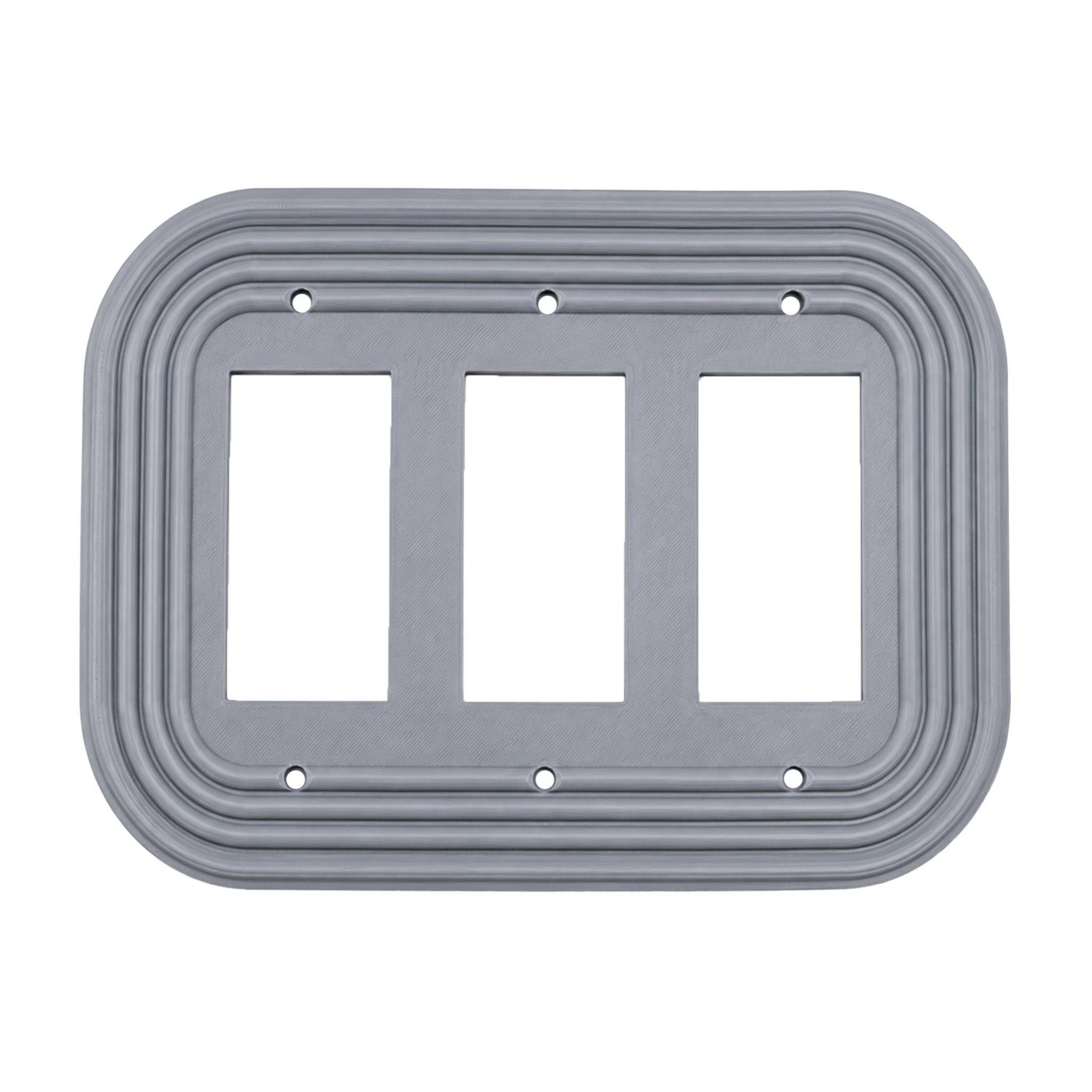 Mid-Century Modern Oval Wall Plate Cover Set – Retro Light Switch & Outlet Covers for Toggle, Rocker, Duplex – MCM Vintage Style