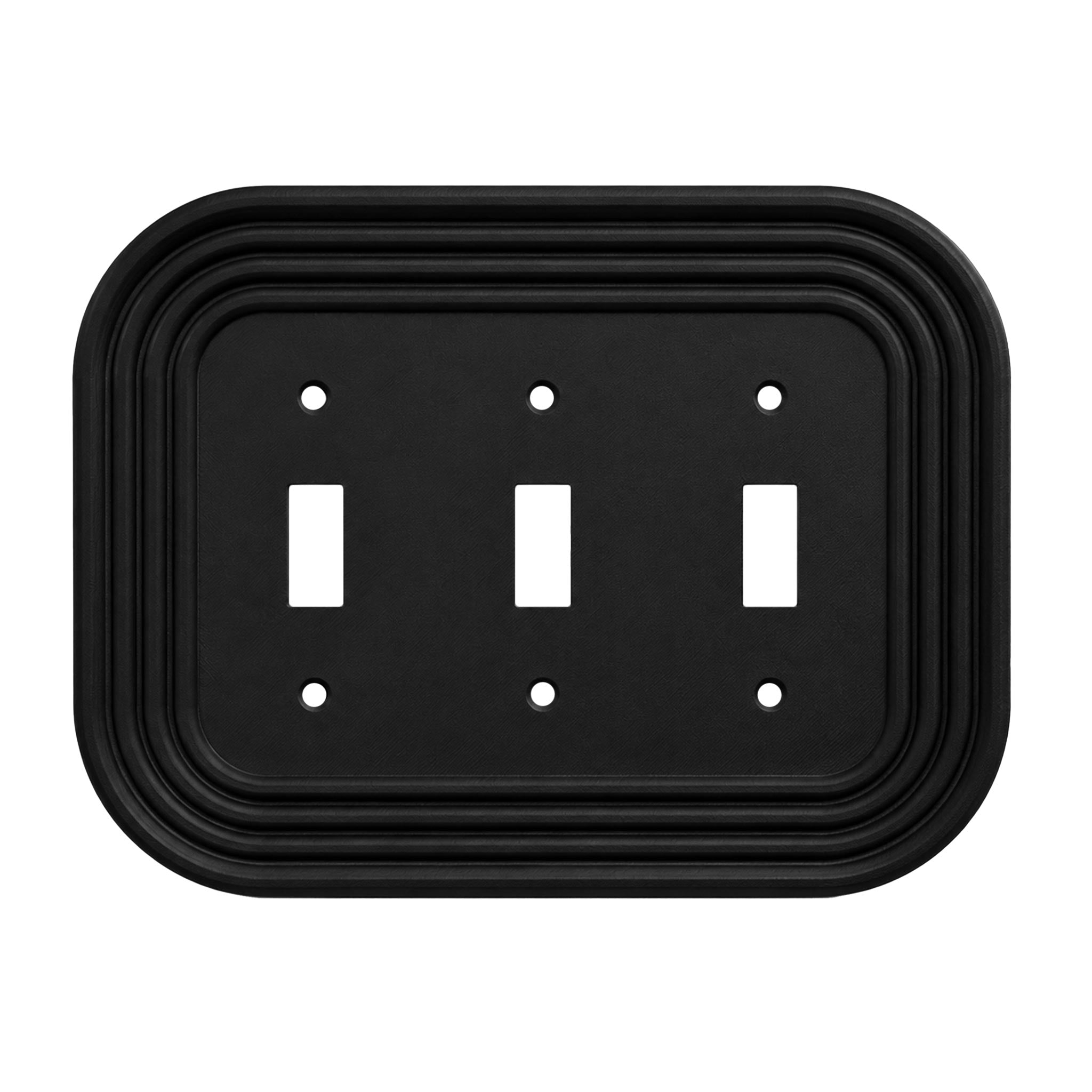 Mid-Century Modern Oval Wall Plate Cover Set – Retro Light Switch & Outlet Covers for Toggle, Rocker, Duplex – MCM Vintage Style