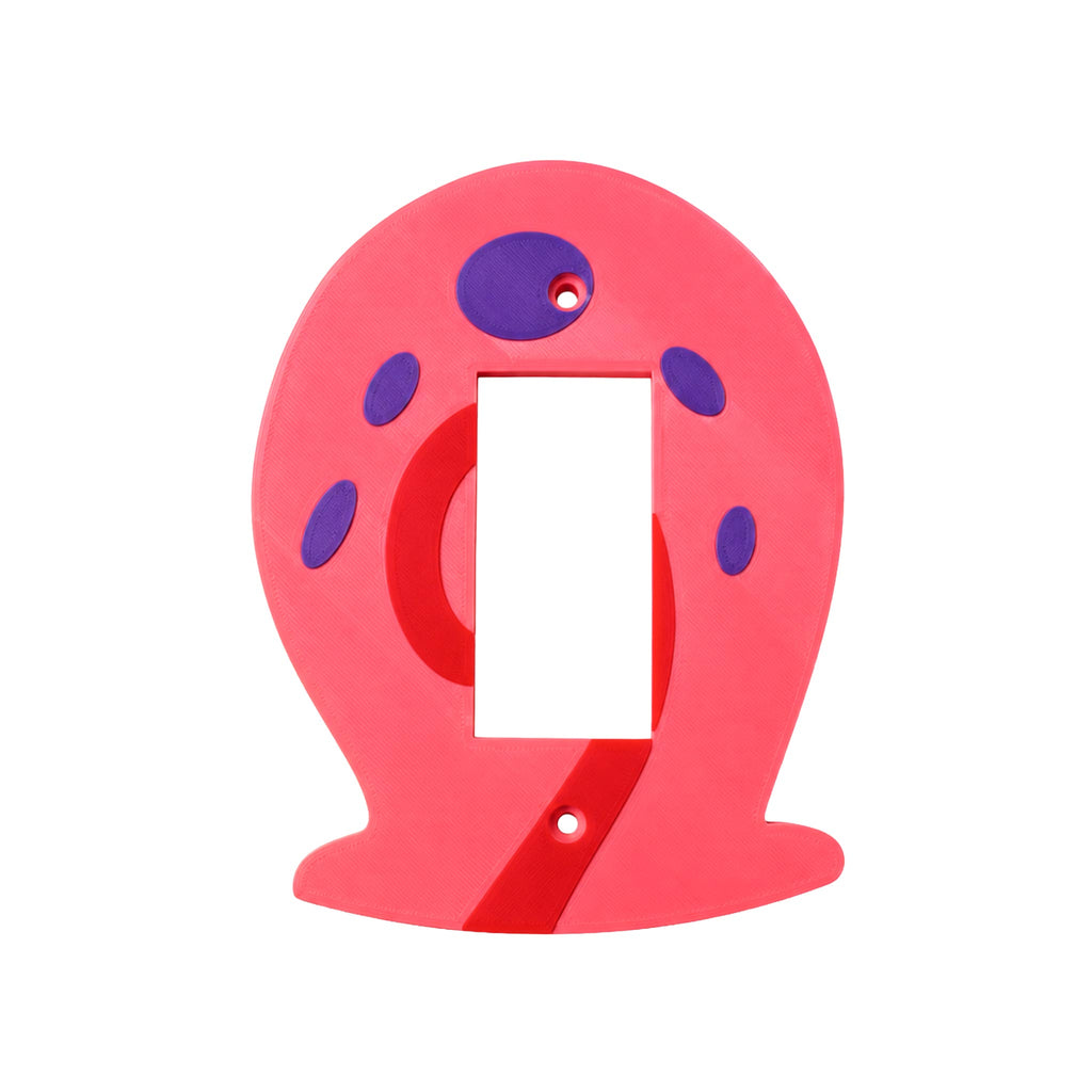 Cartoon-Inspired Light Switch Cover Plate for Kids Room