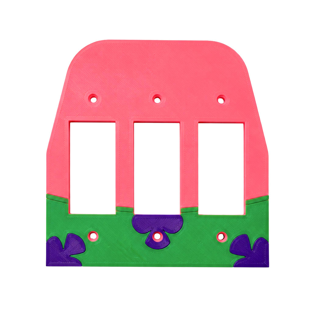 Cartoon-Inspired Light Switch Cover Plate for Kids Room